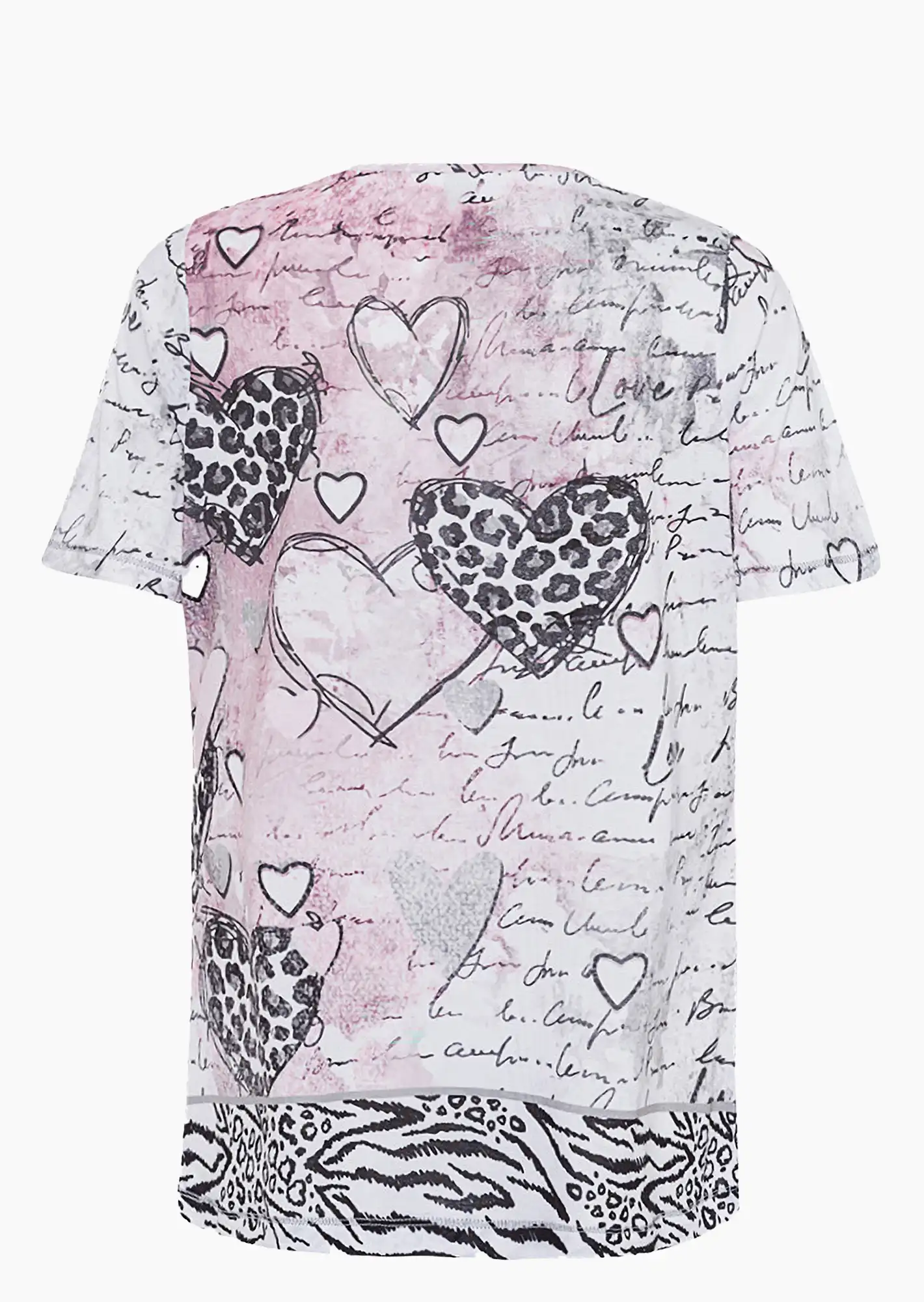 Shirt 'Love', rosenholz