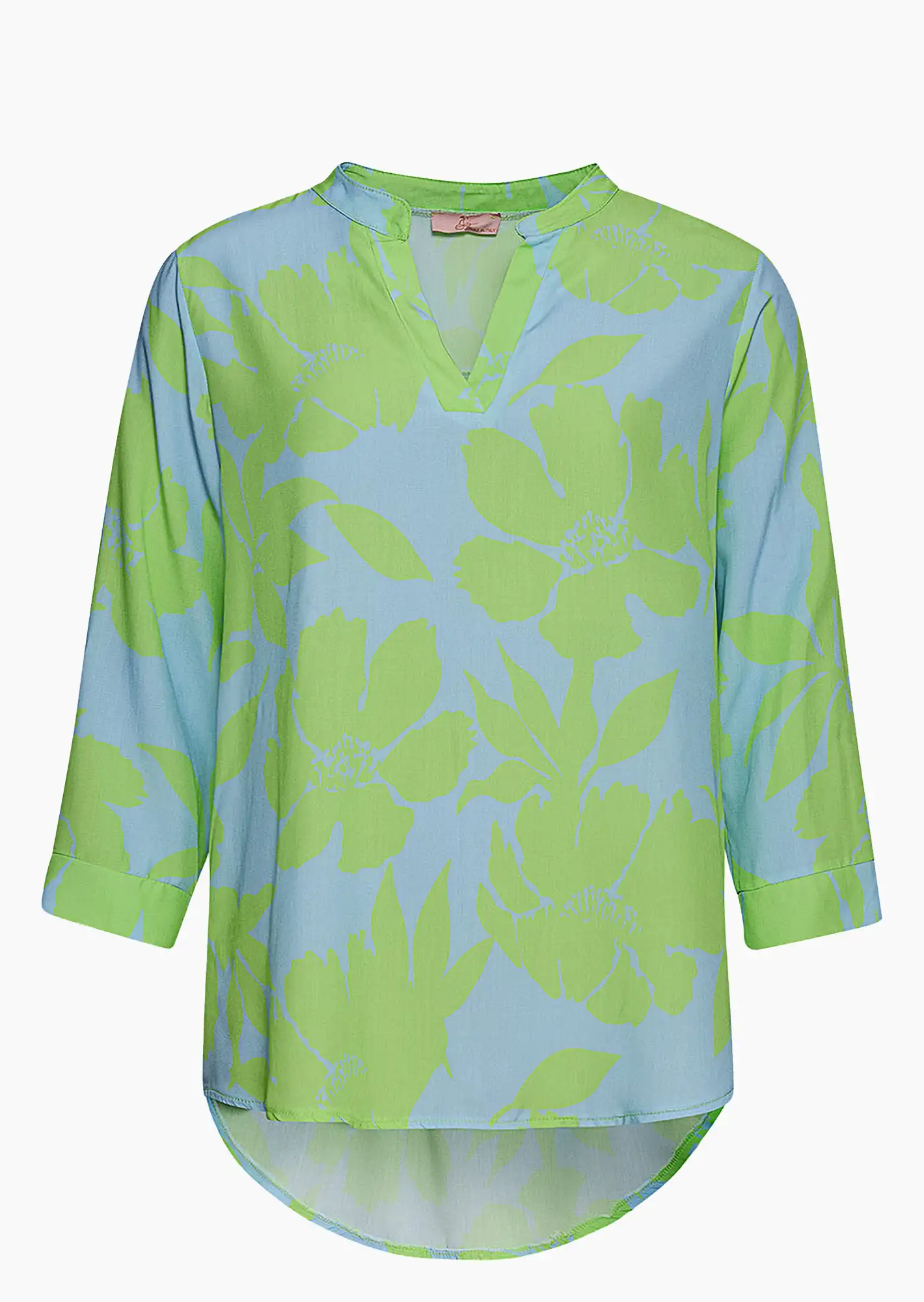 Bluse im Alloverprint, apfel