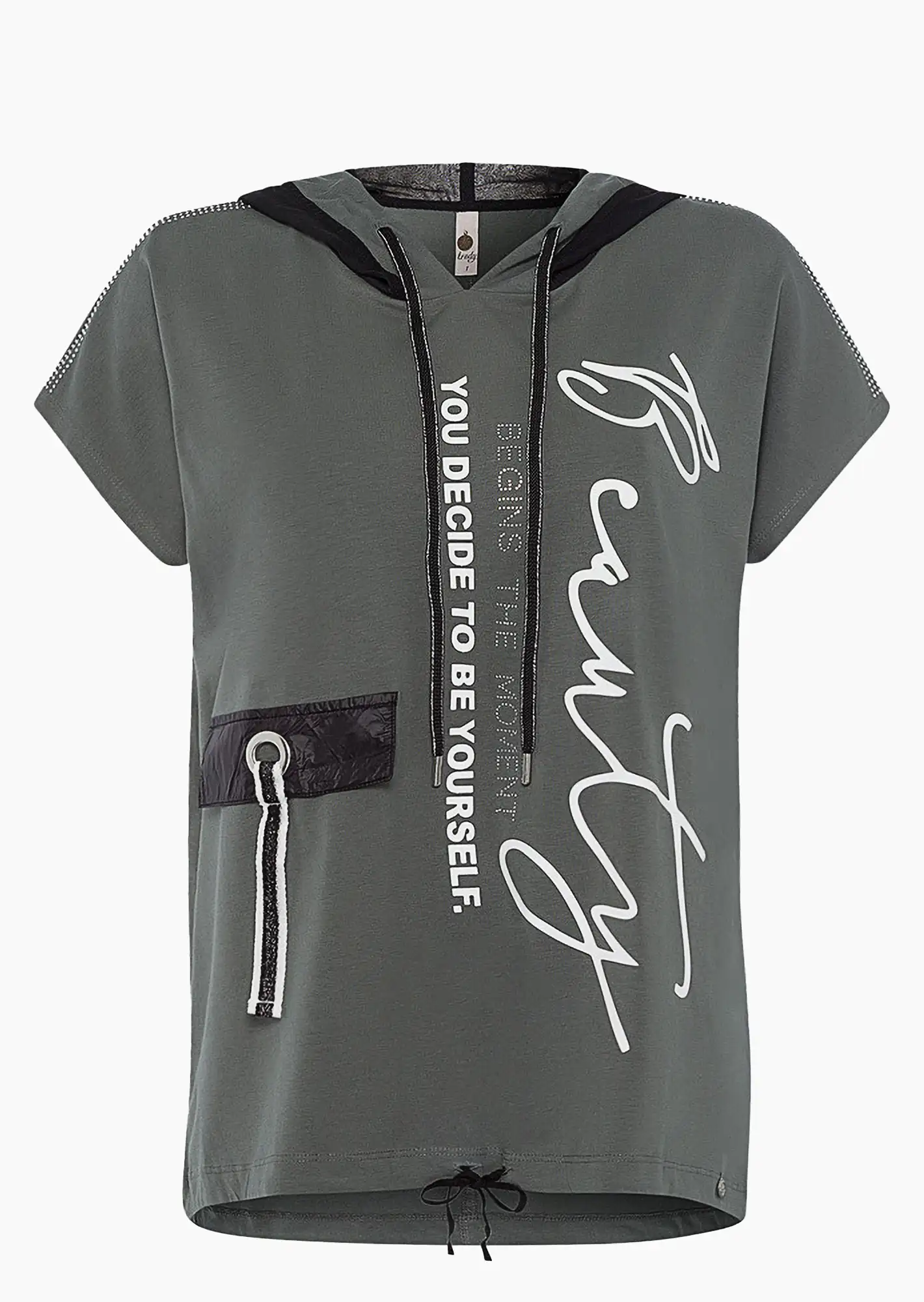 Shirt 'Yourself', oliv