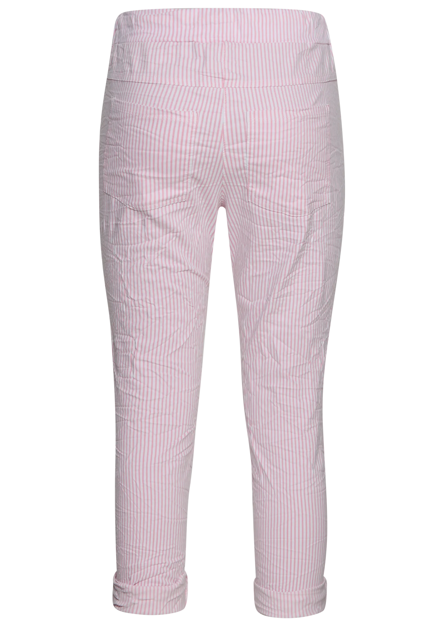 Joggpants gestreift, rosenholz