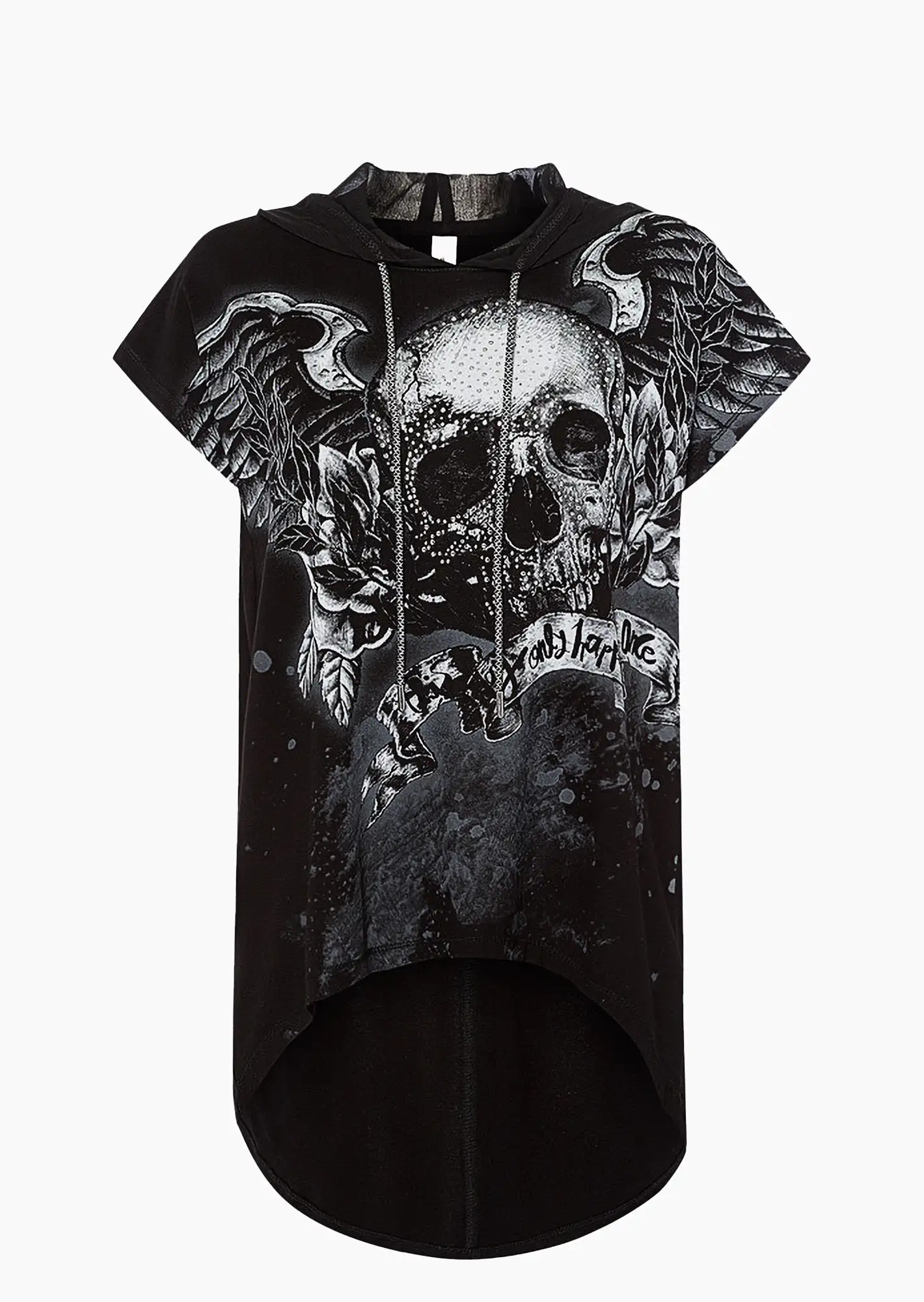 Shirt 'Skull', schwarz