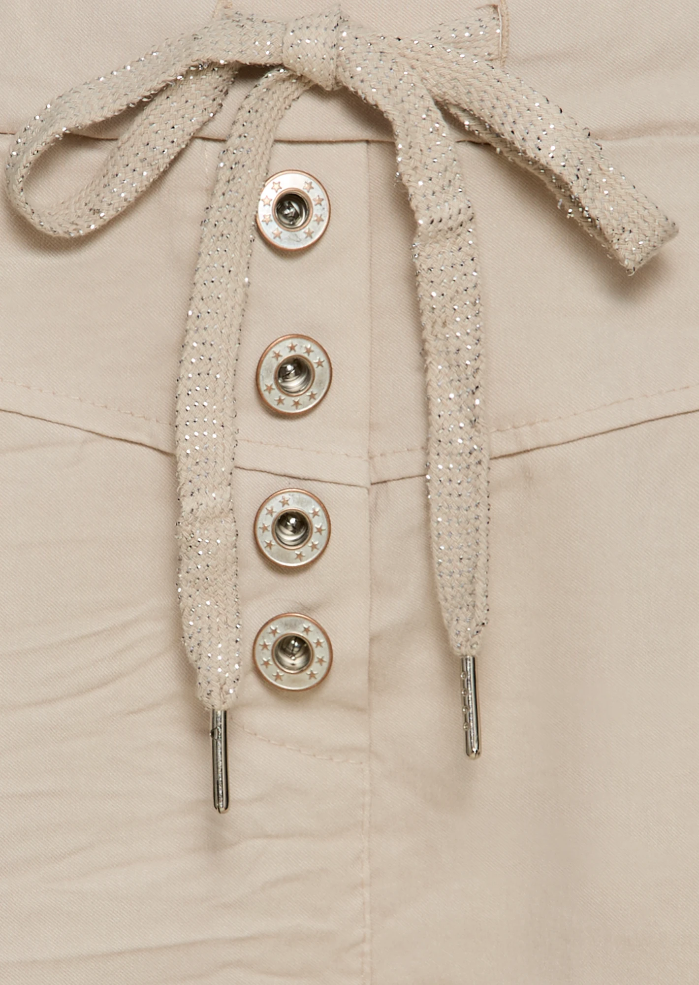 Capri-Joggpants, crema