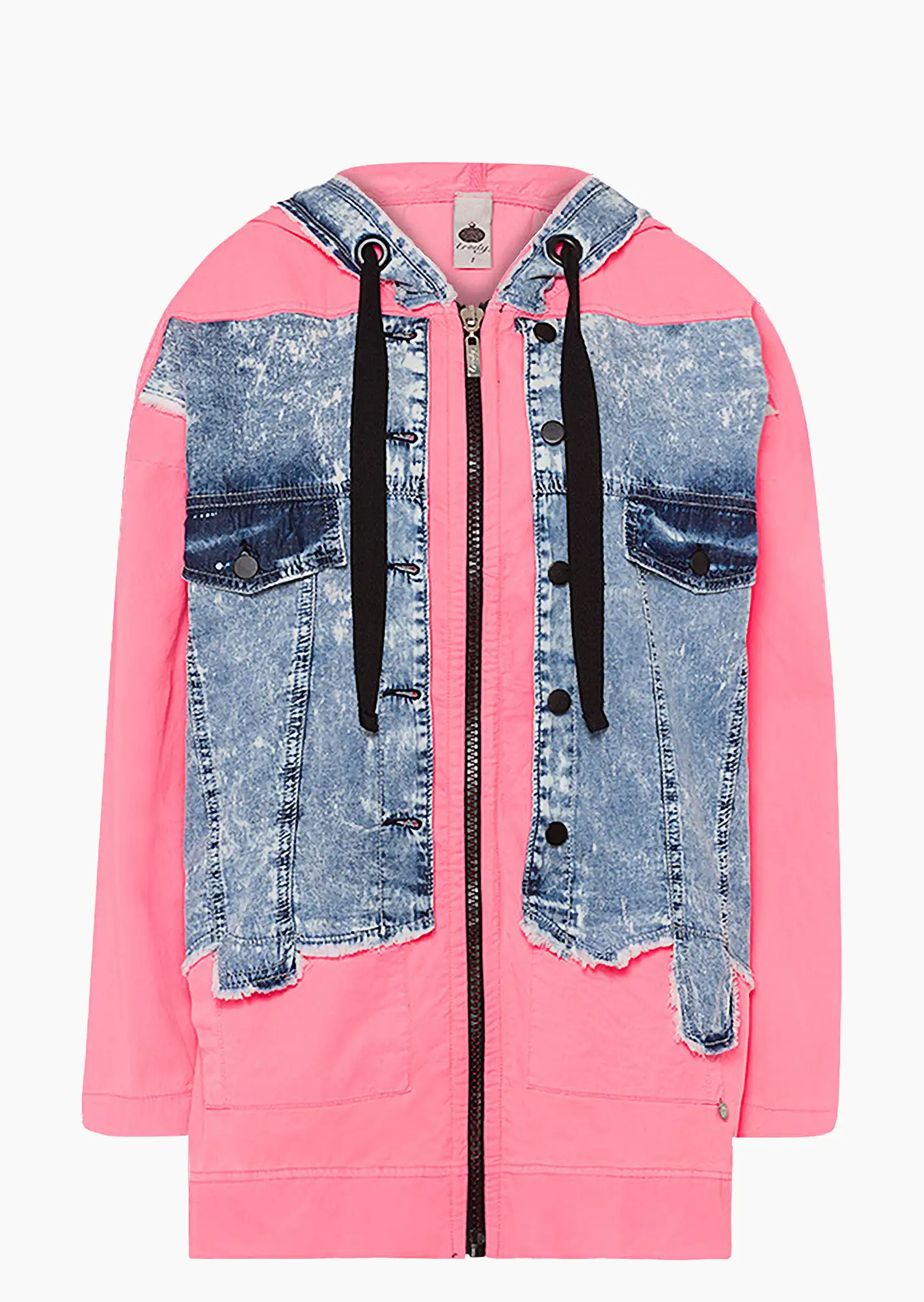 stylische Jacke, neon lobster & denim