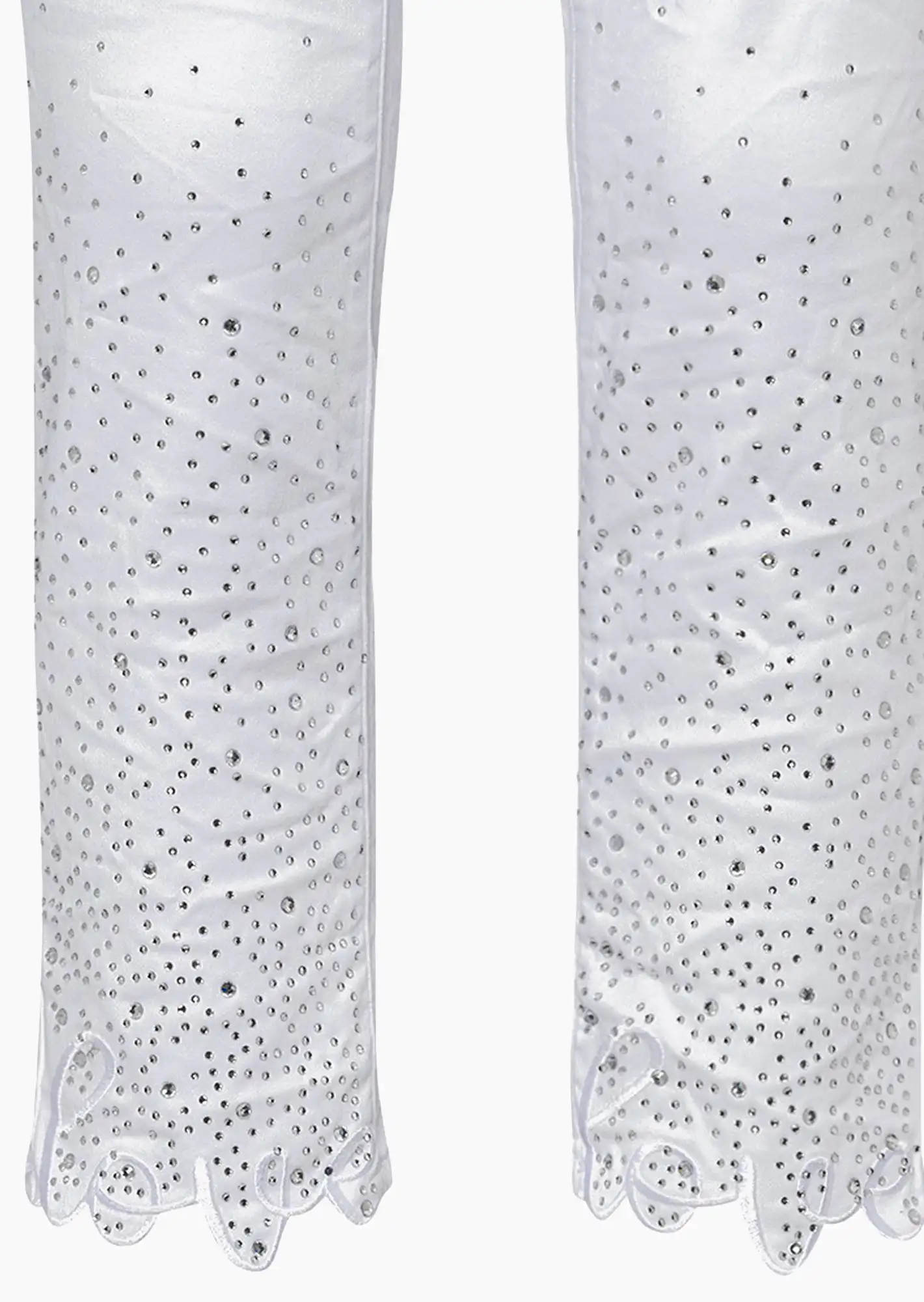 Jeggings 'Love', weiß