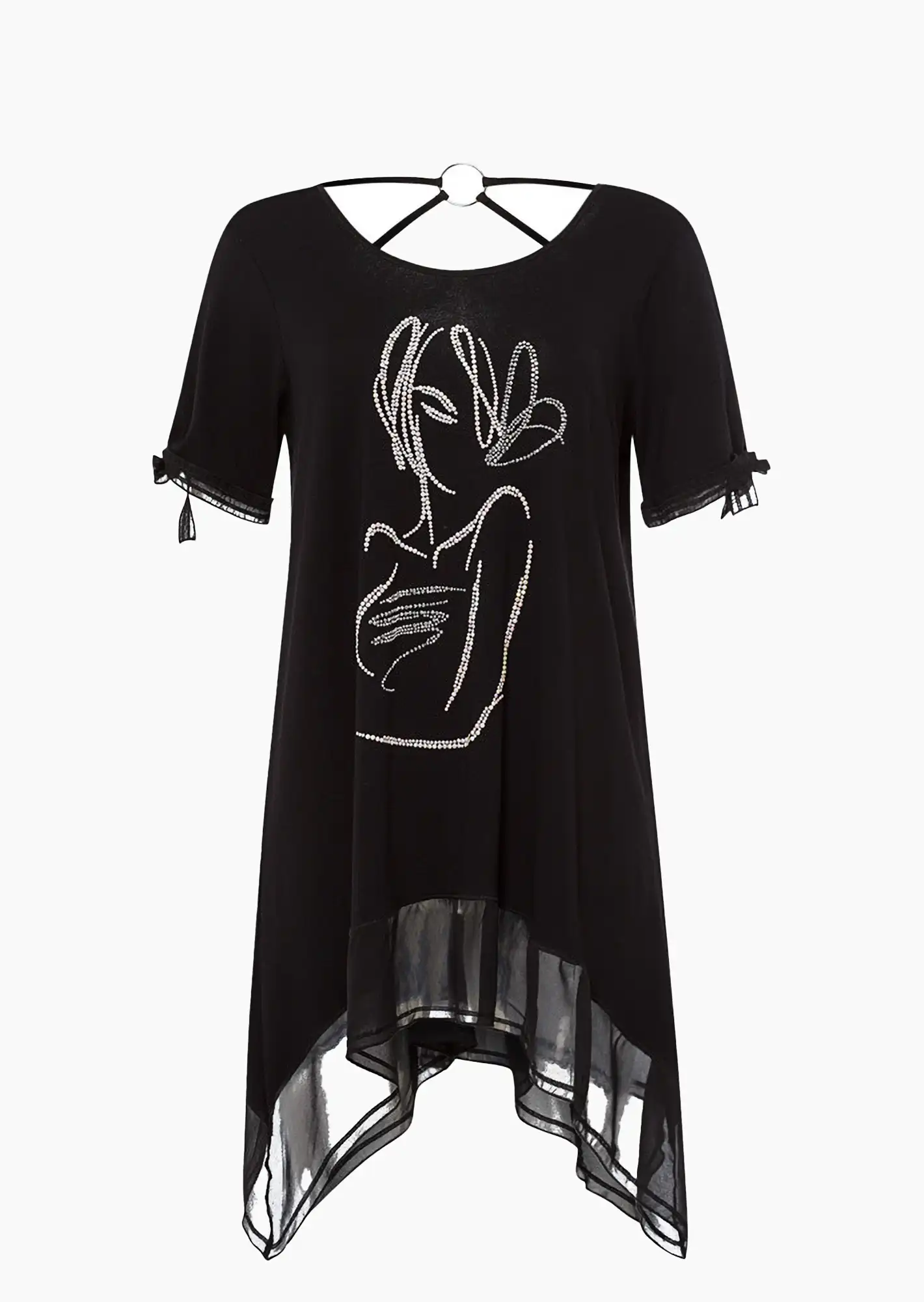 Shirt 'Female', schwarz
