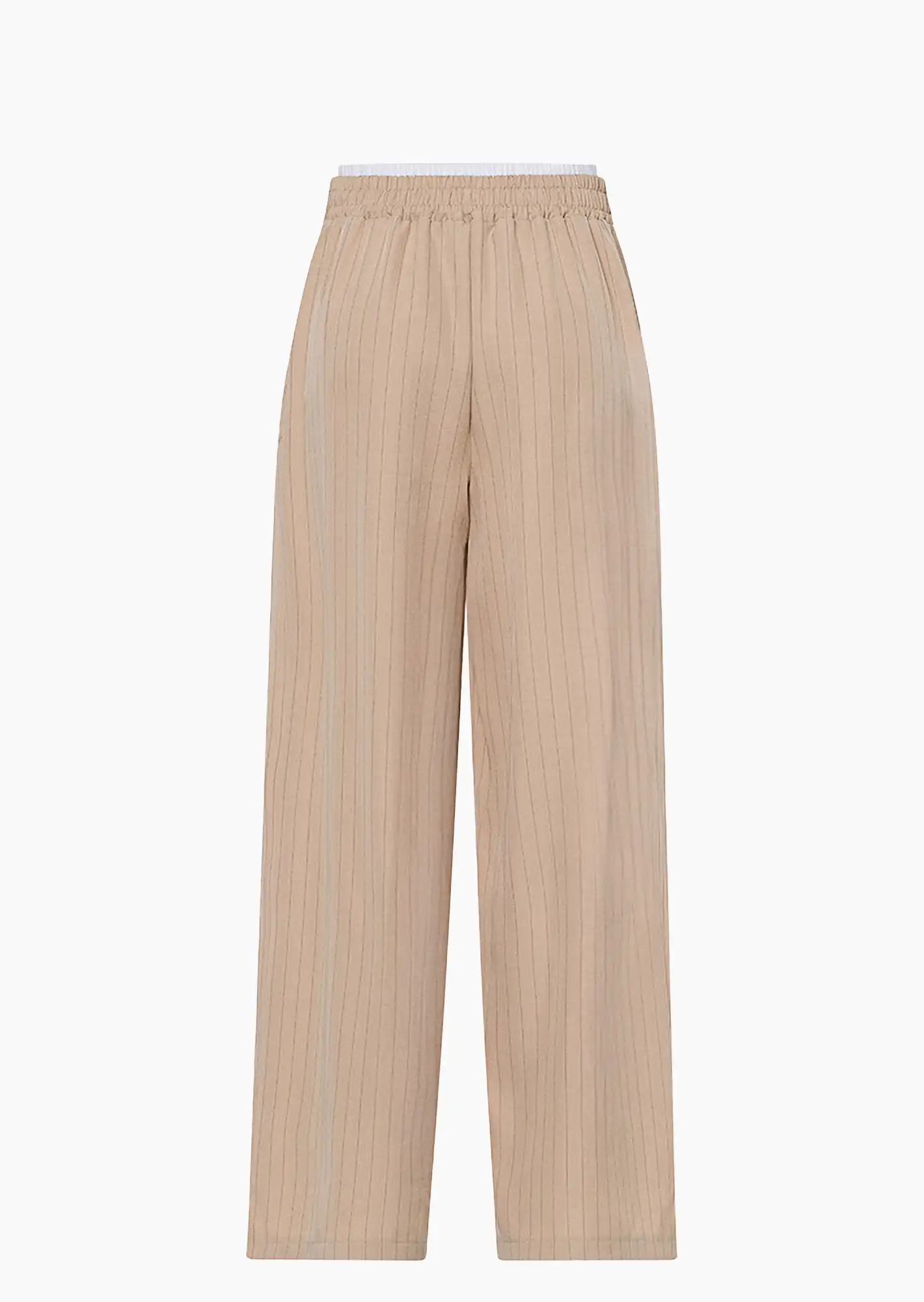 Wide Leg Hose, beige