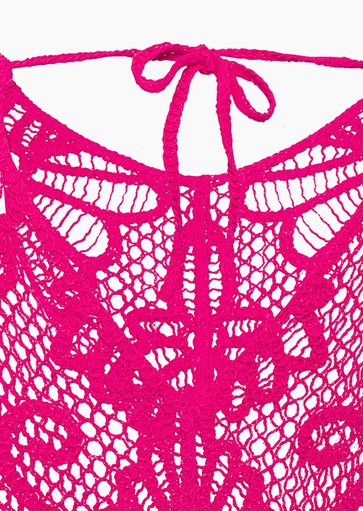 Pullover in Häkel-Optik, very berry