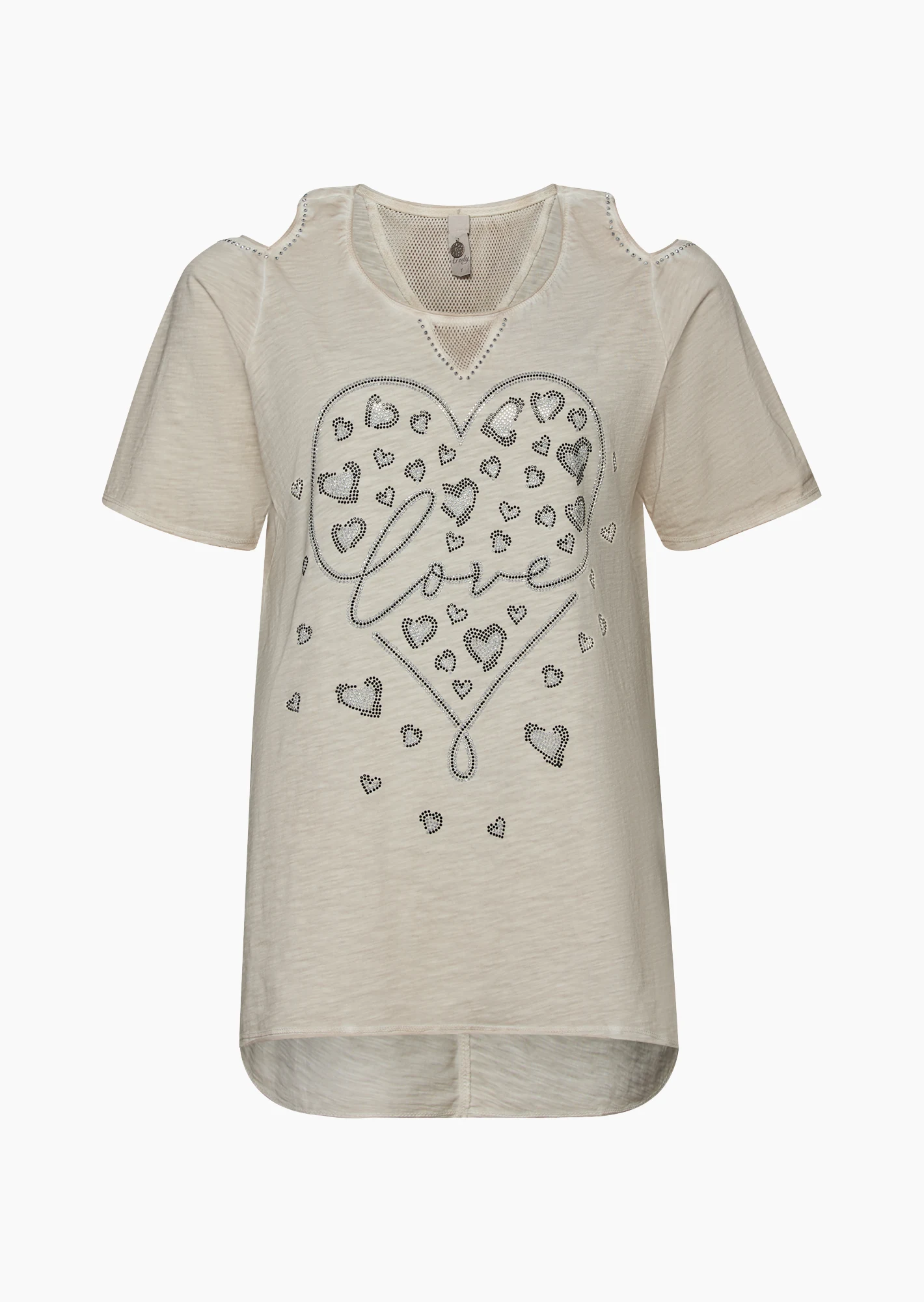 Shirt 'Love', sand