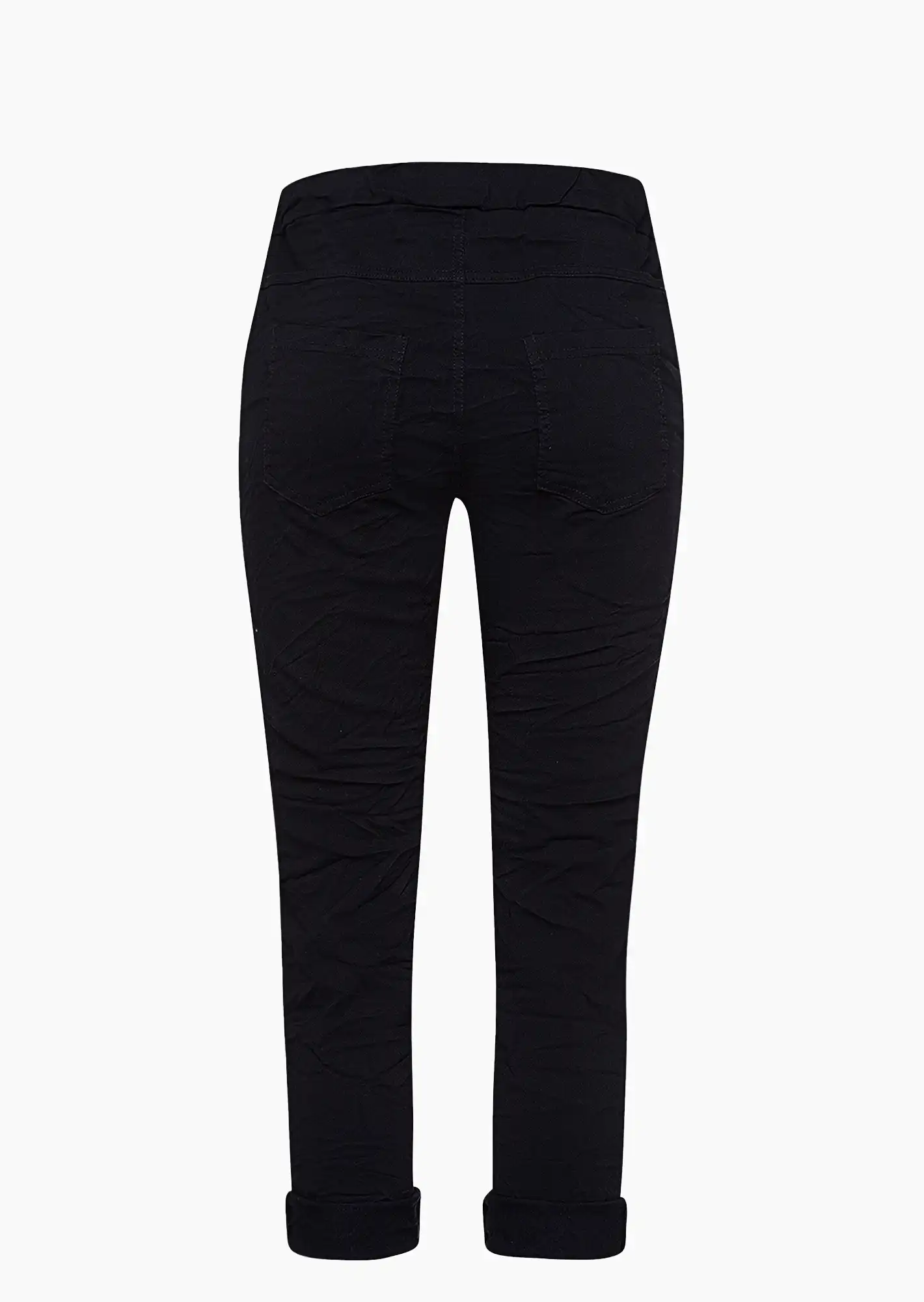 Joggpants 'Ziersteine und Nieten', navy
