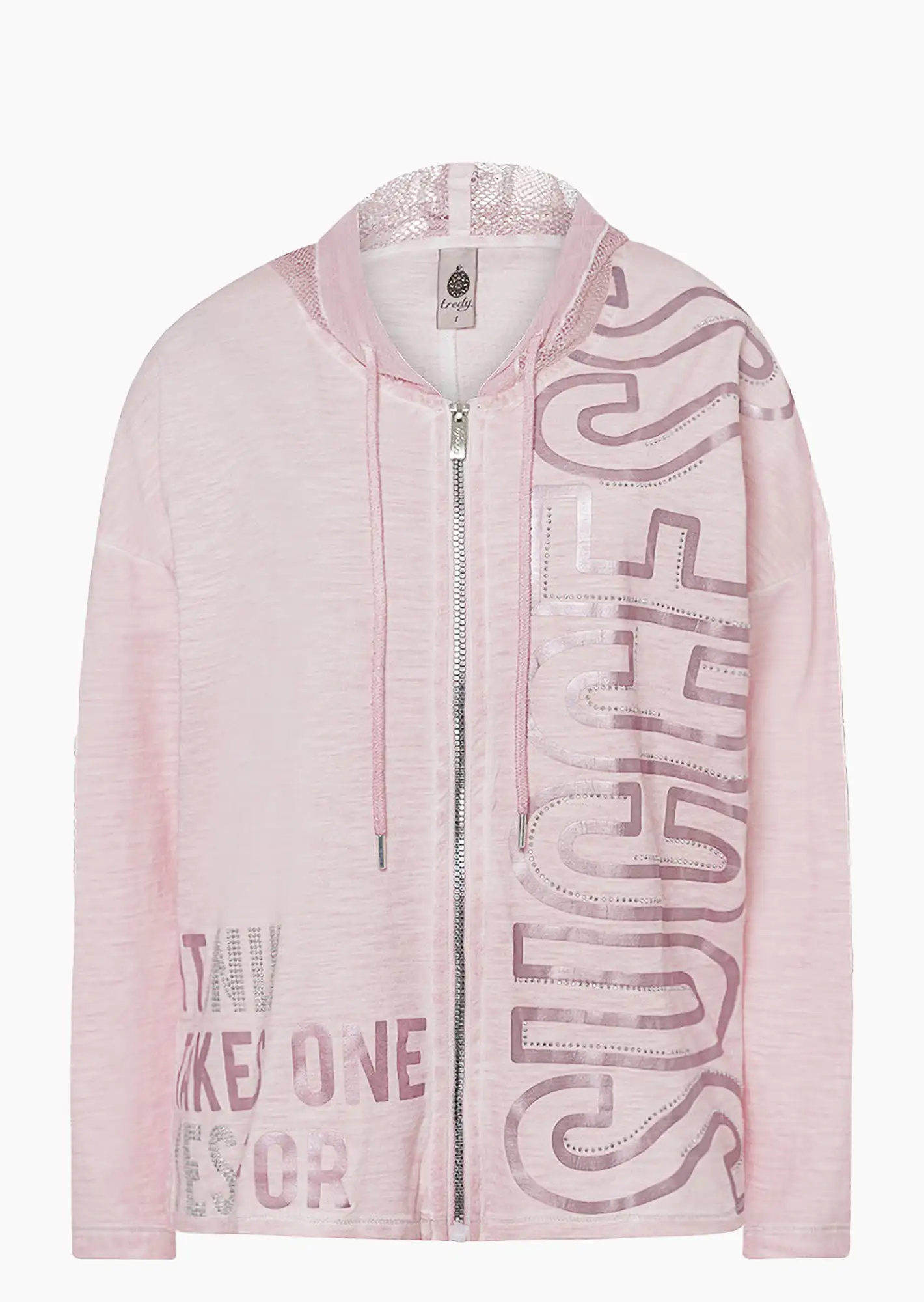 Shirtjacke 'Success', rosenholz