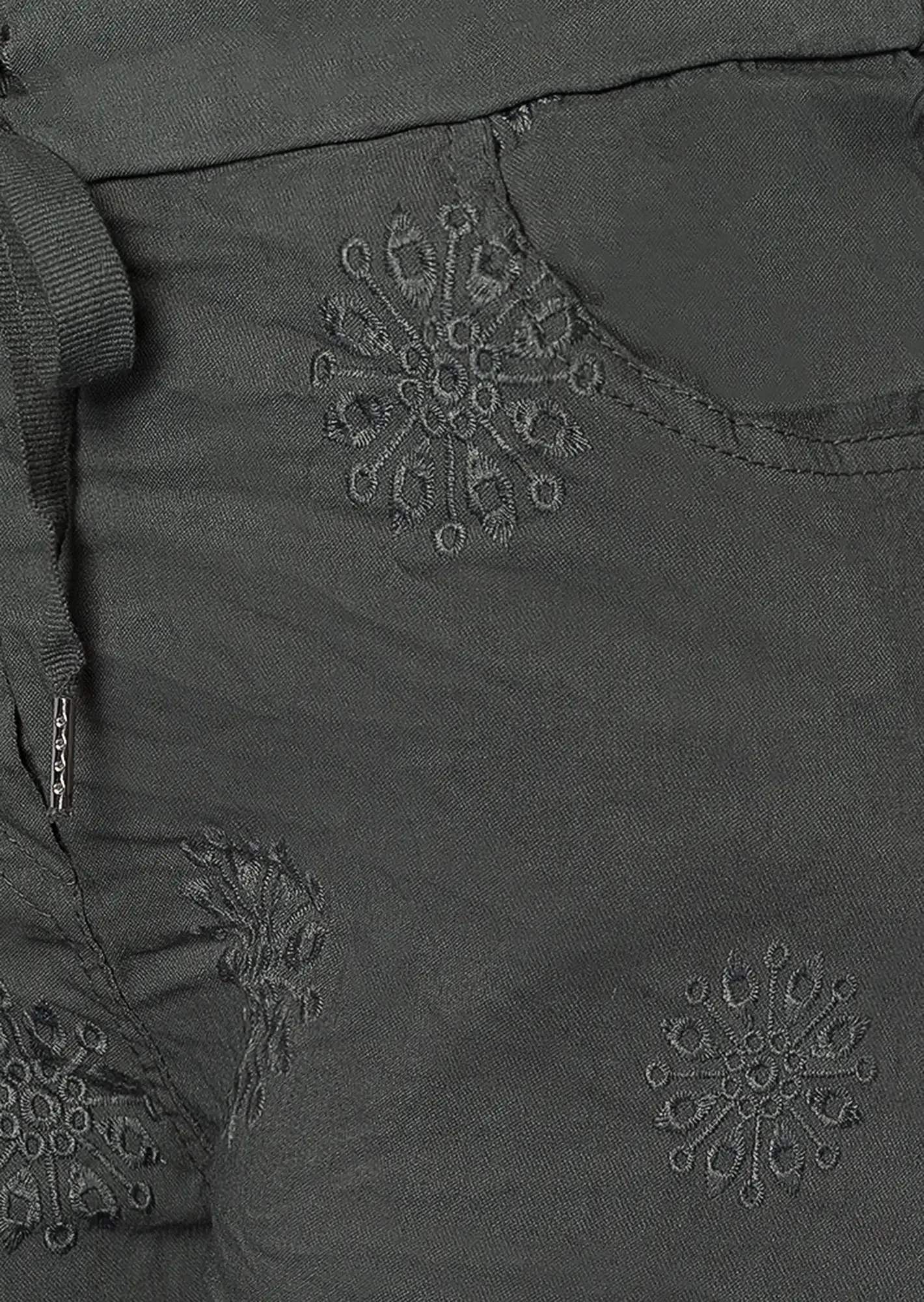 Joggpants mit Stickerei, oliv
