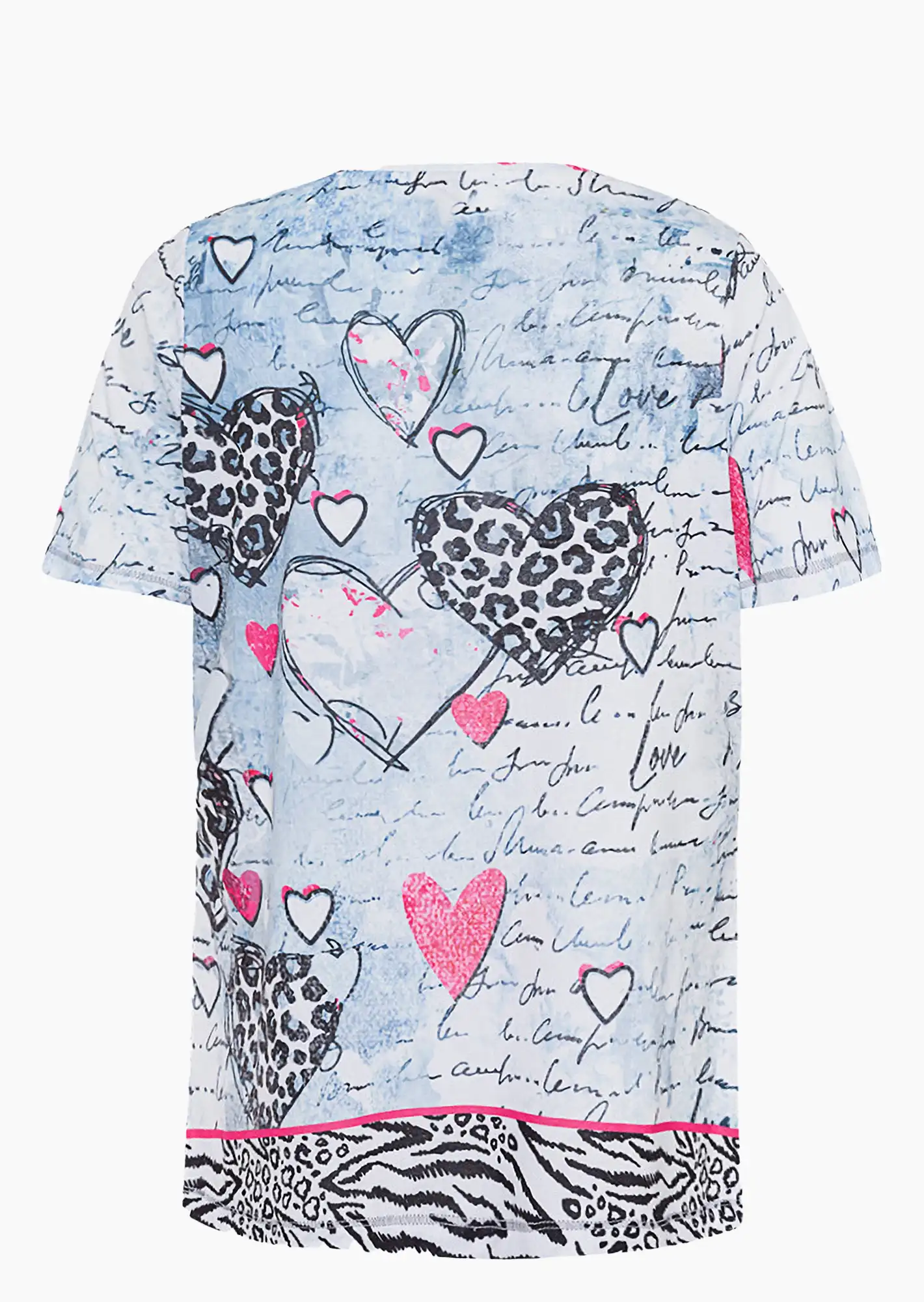 Shirt 'Love', eiskristall