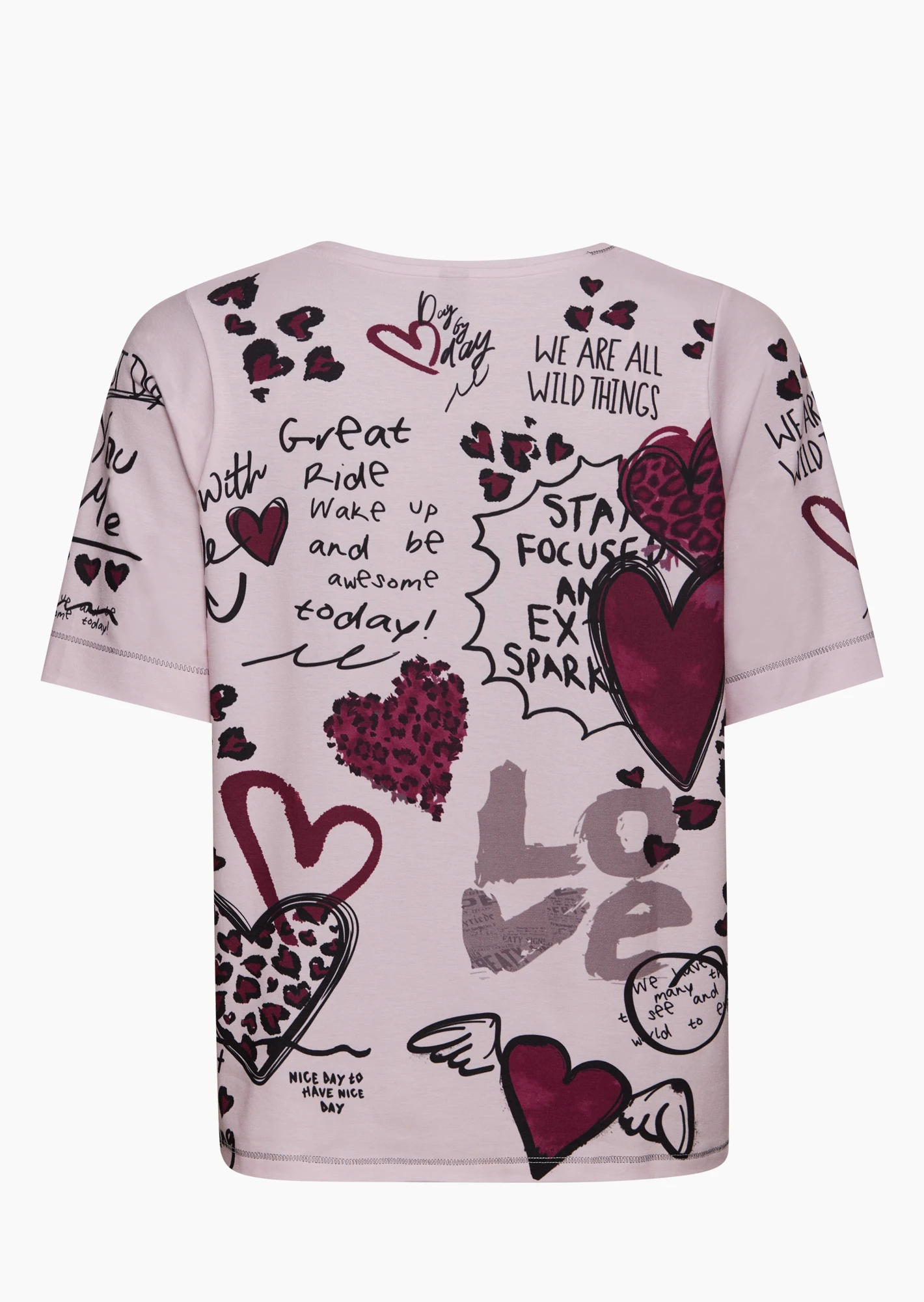 Shirt 'Love', mandelblüte