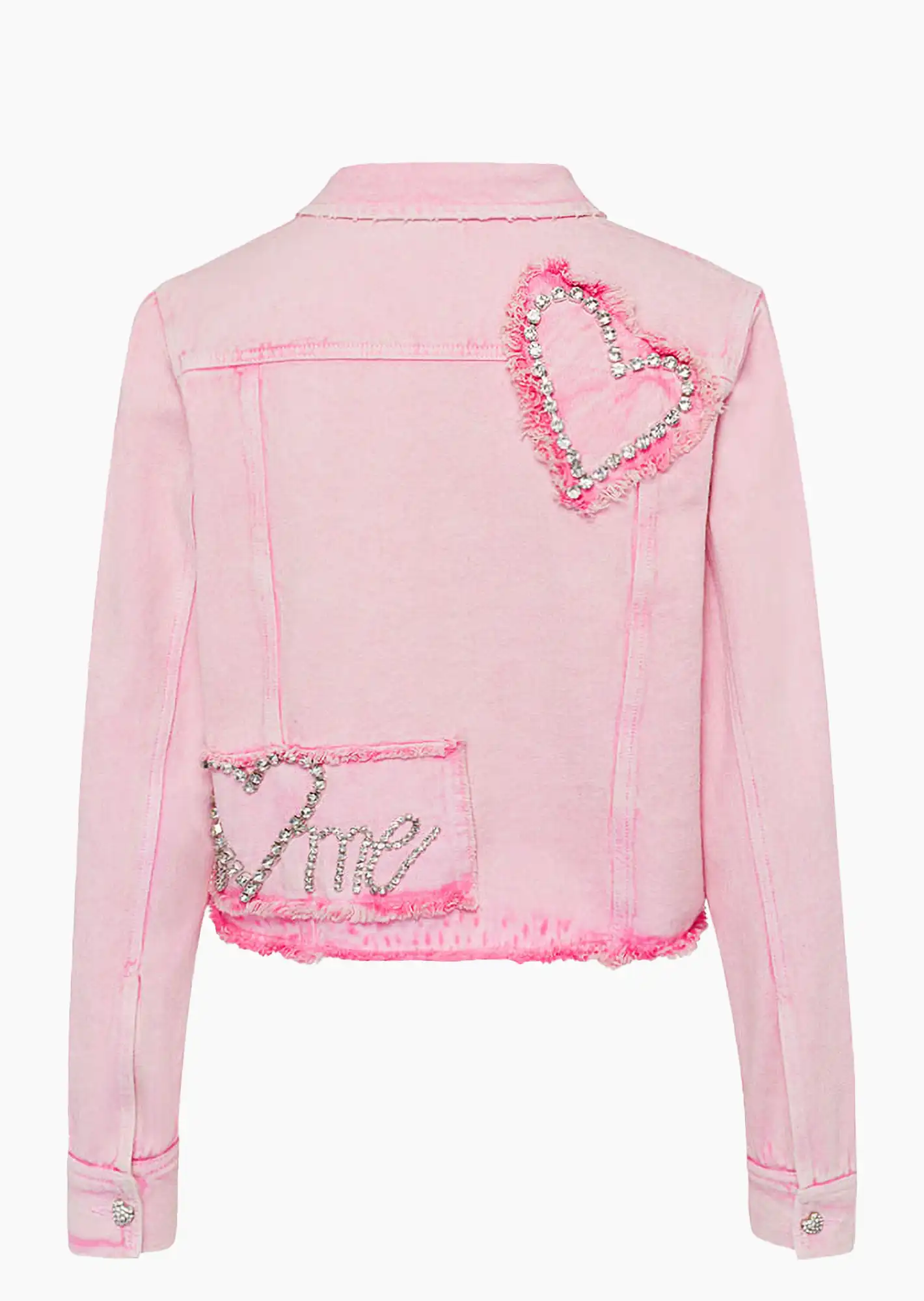 Jeansjacke 'Awesome', rosenholz