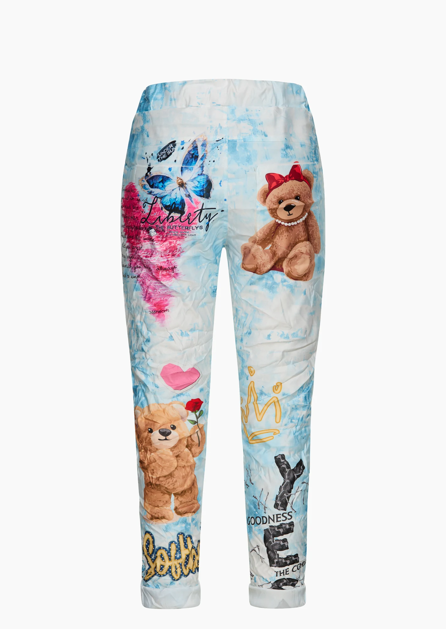 Joggpants 'Bär', blau