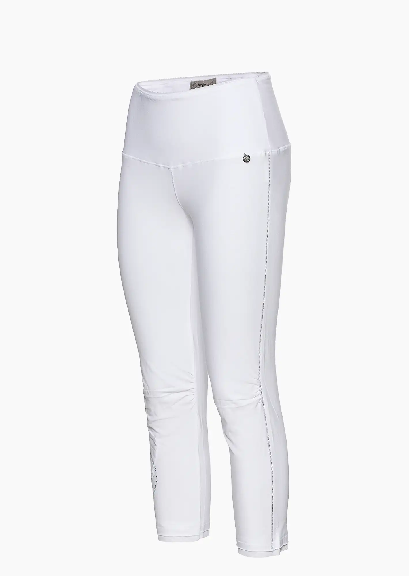 Leggings 'Smiley', weiß