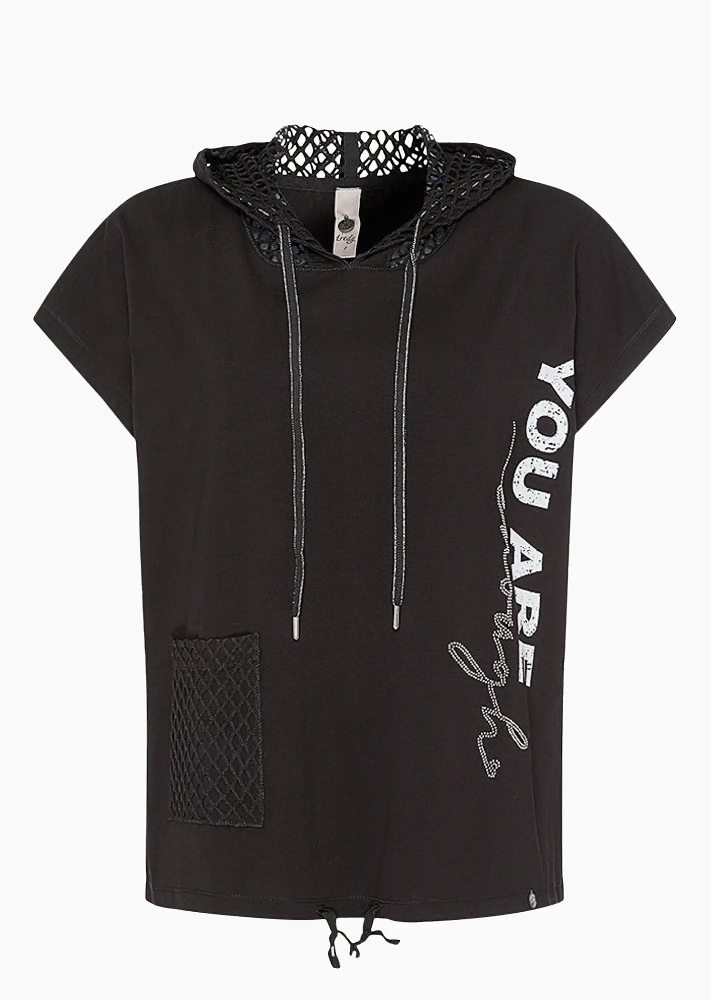 Shirt 'Enough', schwarz