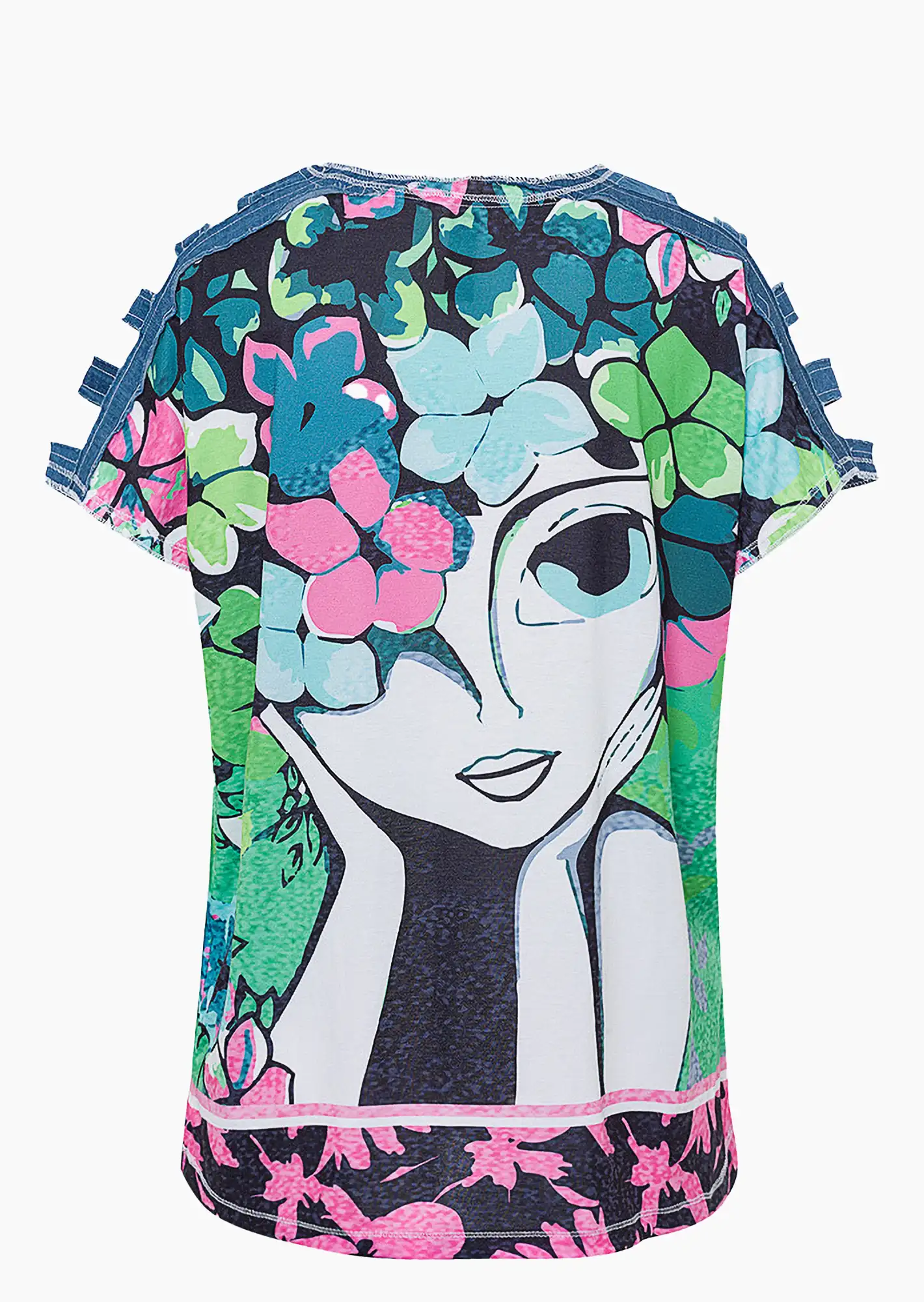 Shirt Flower, bunt