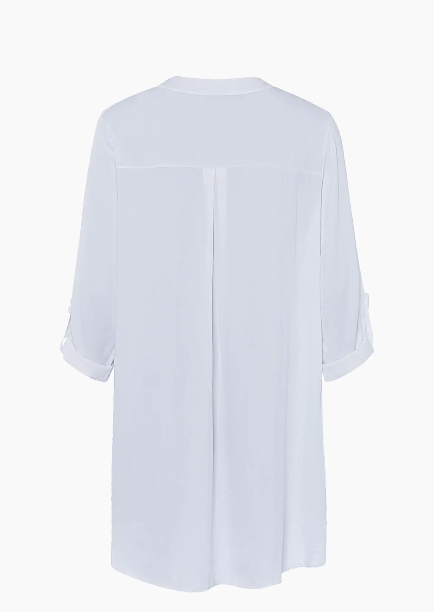 Bluse 'Face', weiß
