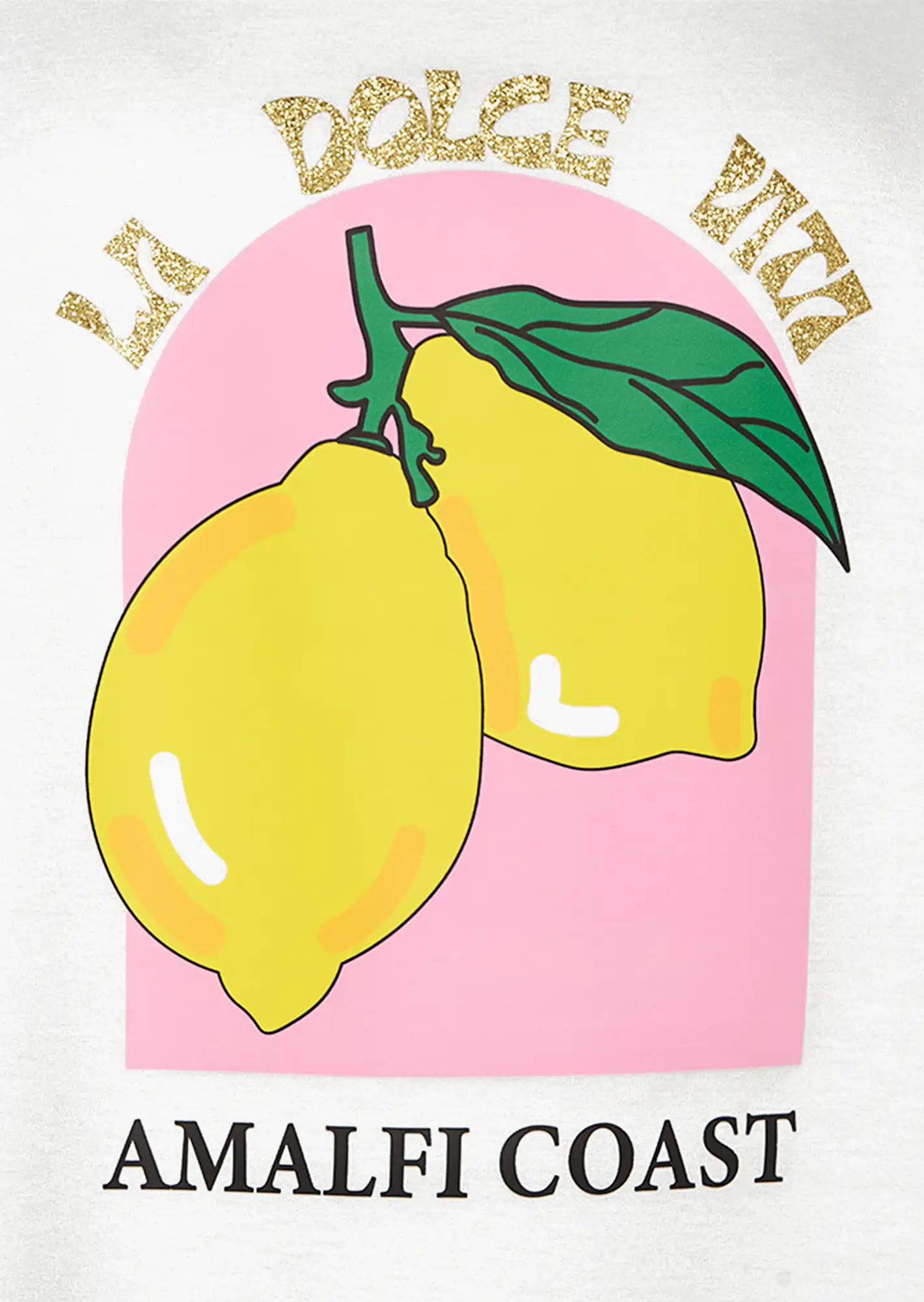 Shirt 'La dolce vita', offwhite