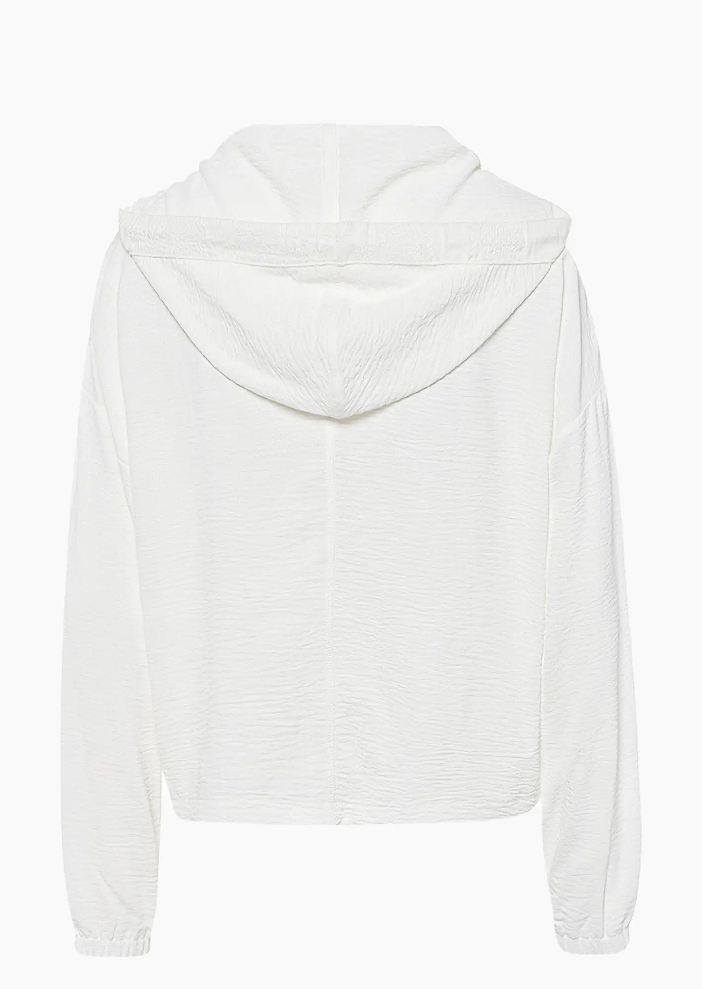 Jacke mit Strukturstoff, offwhite