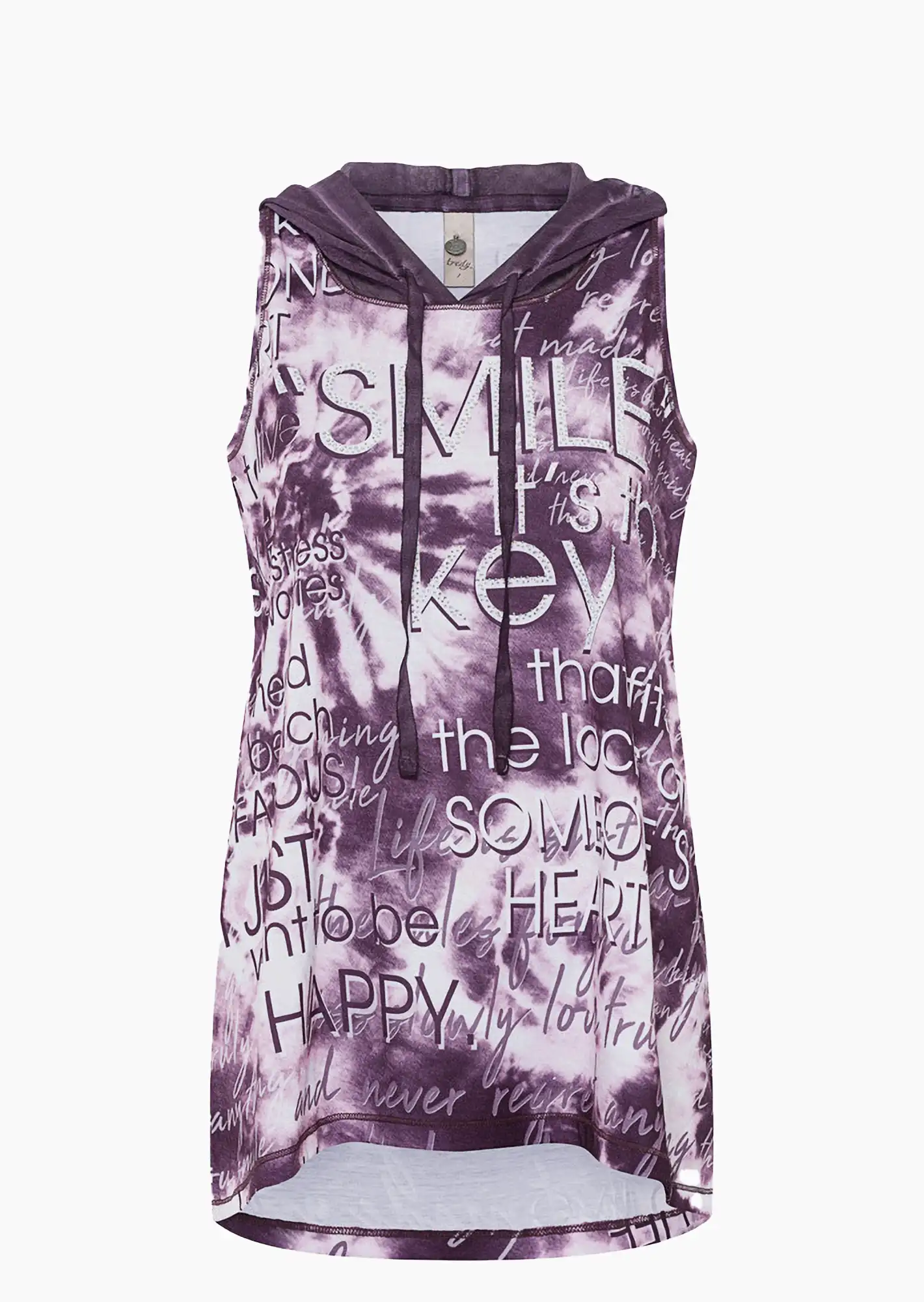 Shirt 'Smile', grape wine