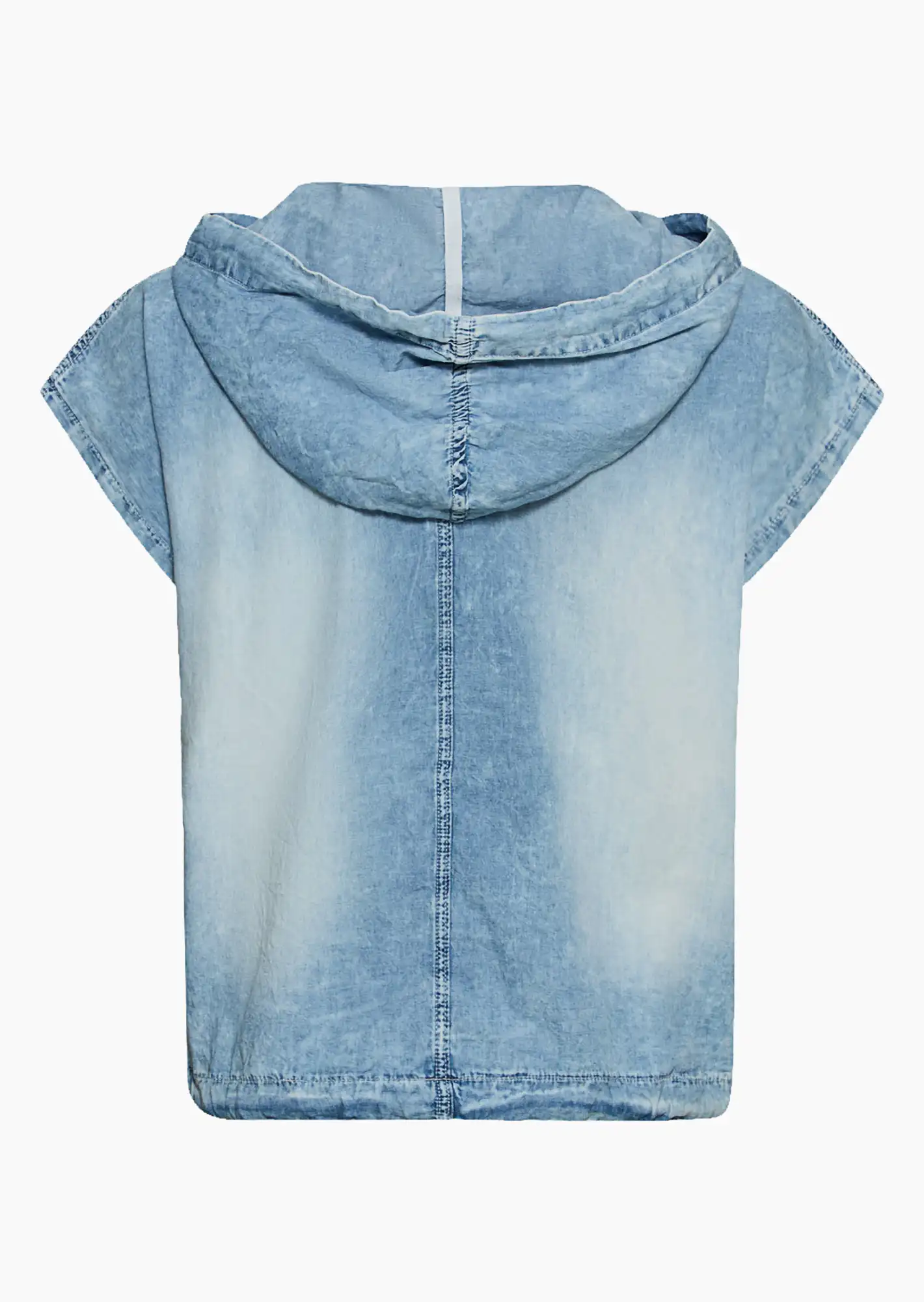 Denimbluse, light blue denim