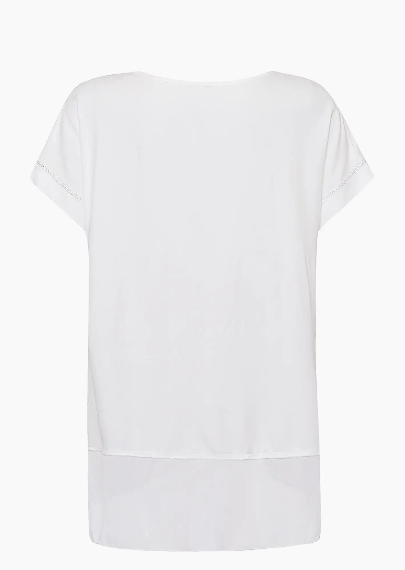 Bluse 'Positive', weiß