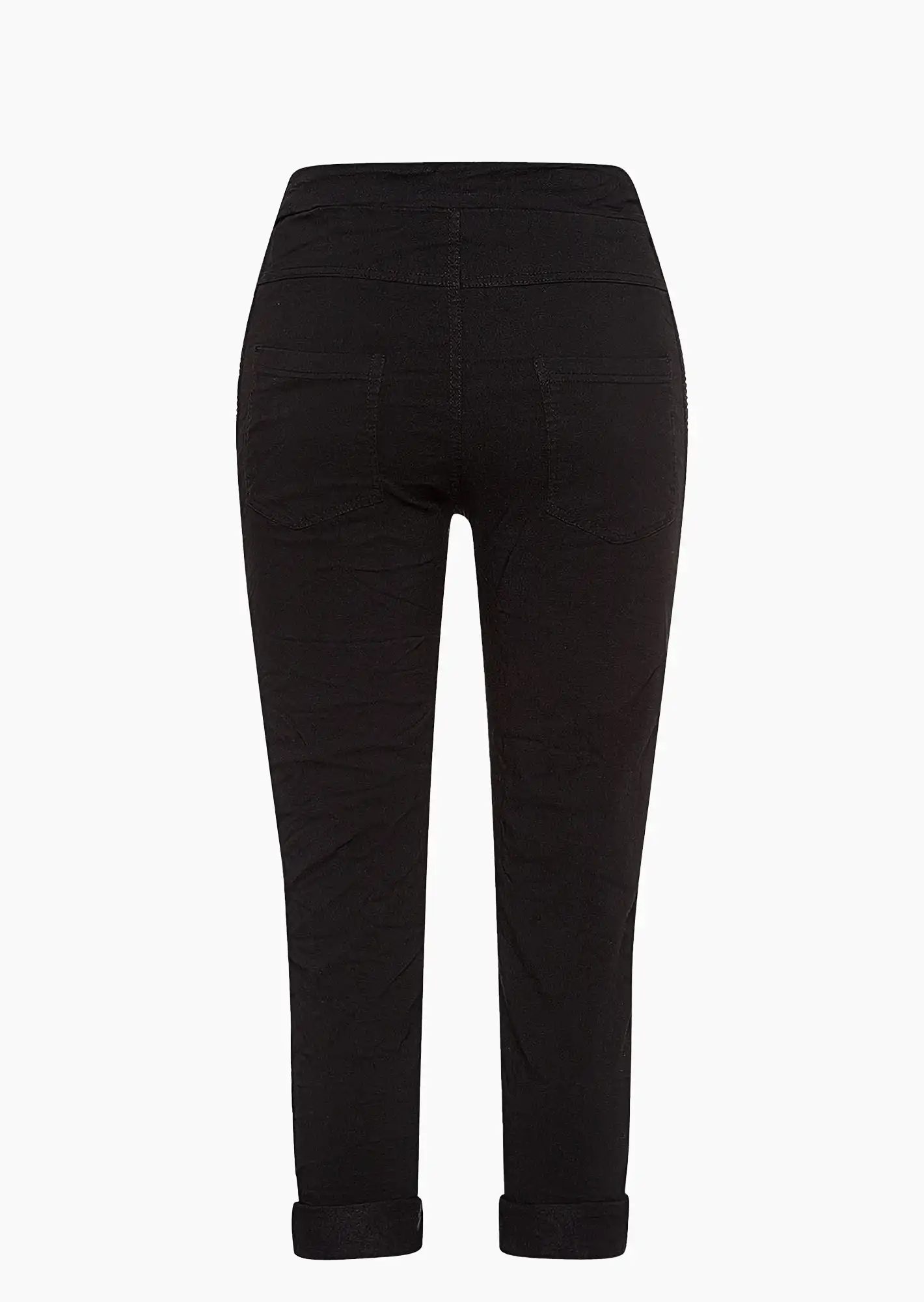 Joggpants mit Galonstreifen, schwarz