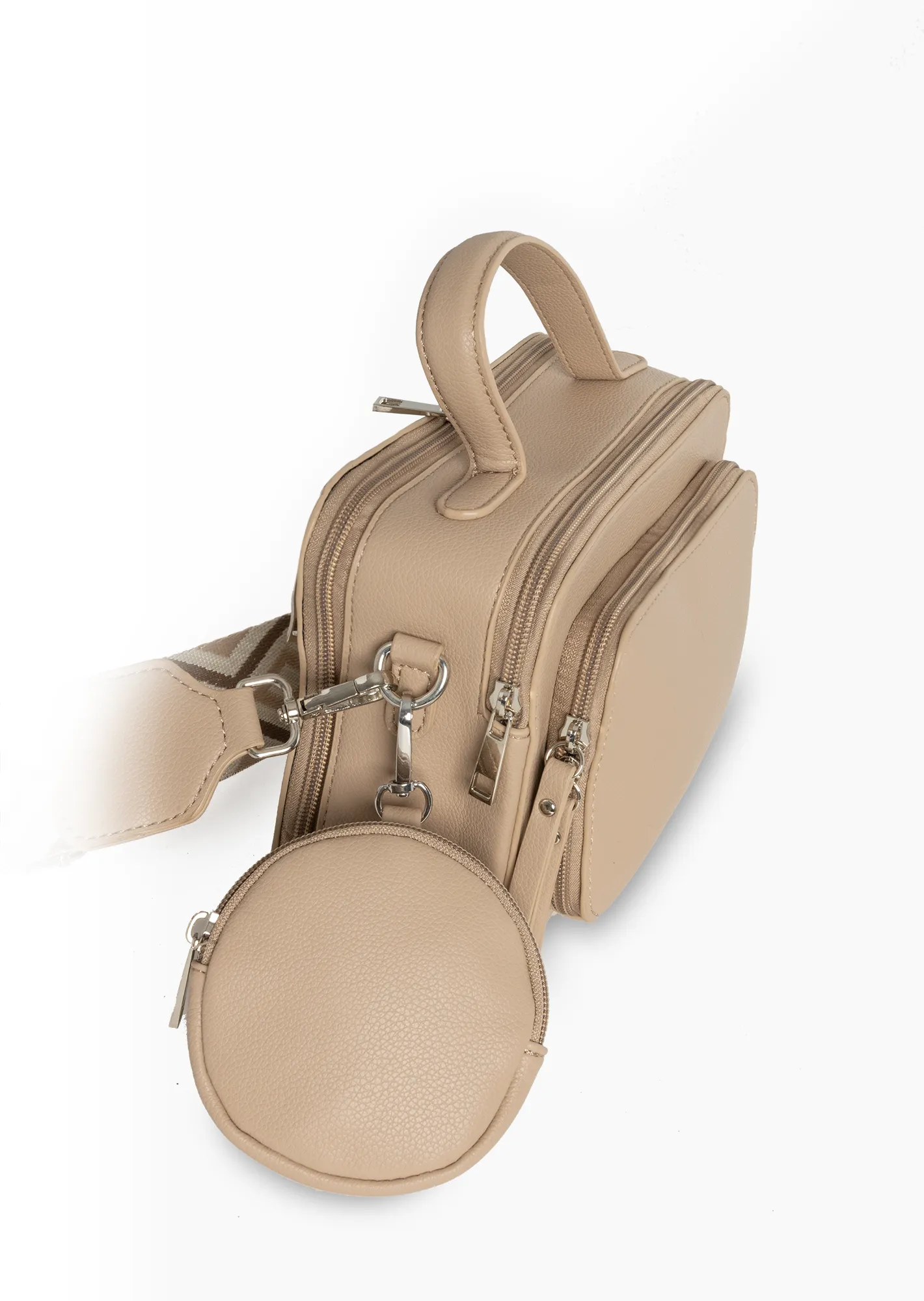 stylische Tasche, taupe