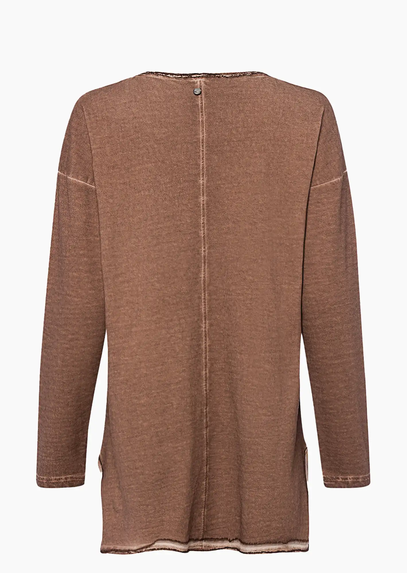 Sweatshirt mit Pailletten, cappuccino