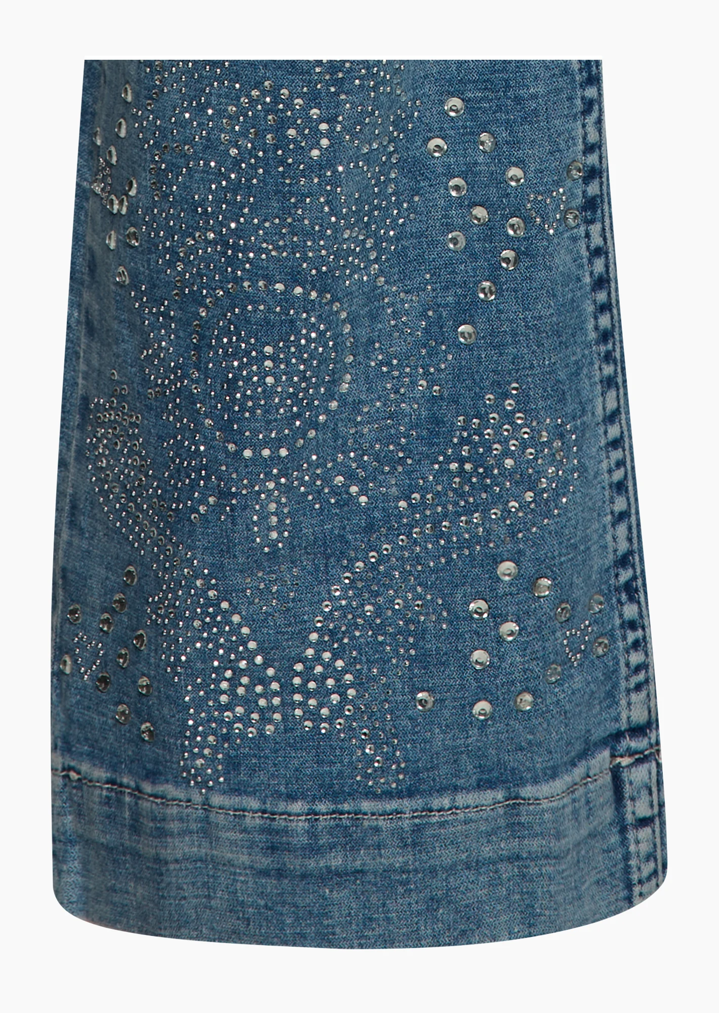 Jeans im Bootcut-Schnitt, light blue denim