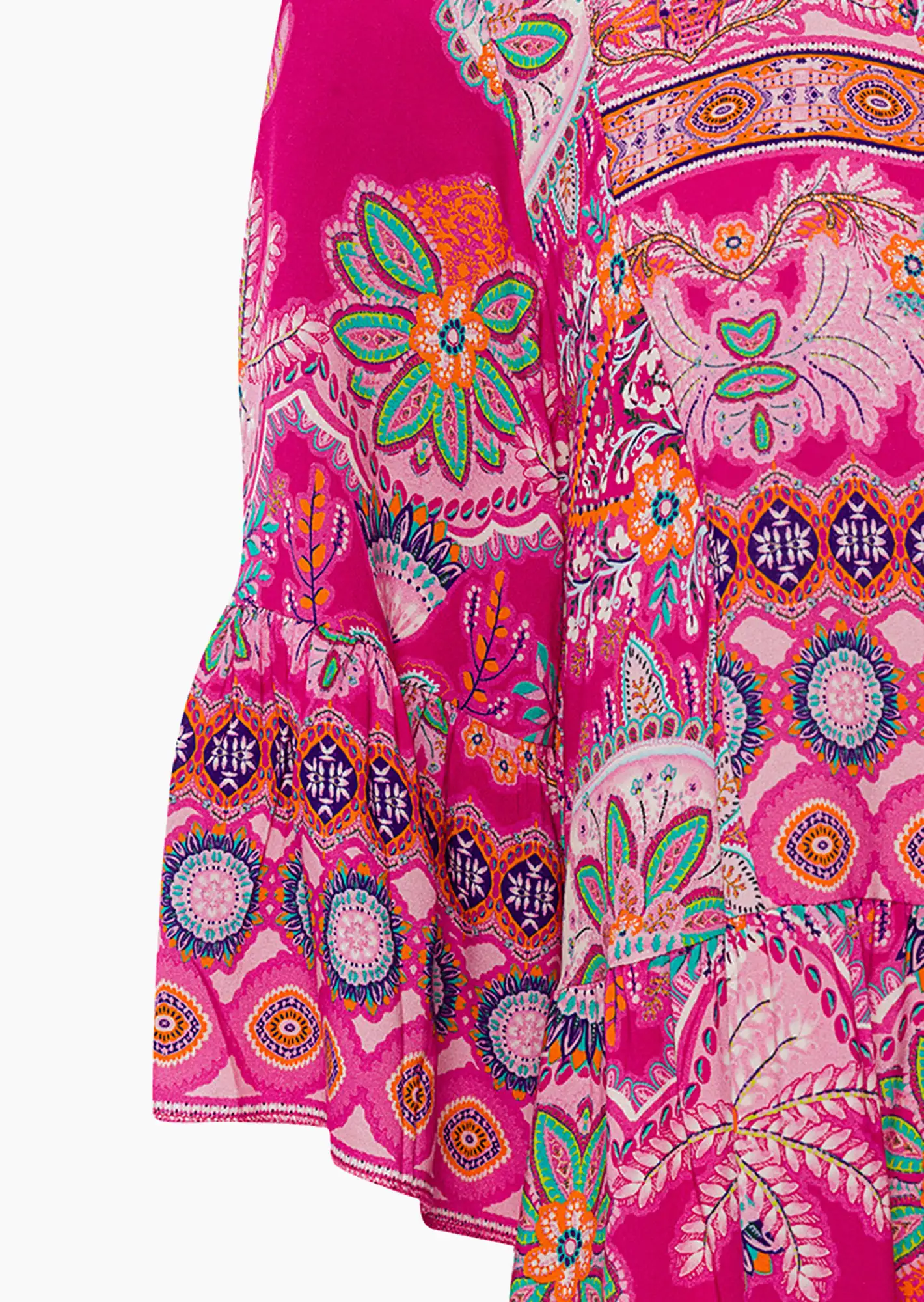Kleid gemustert, very berry