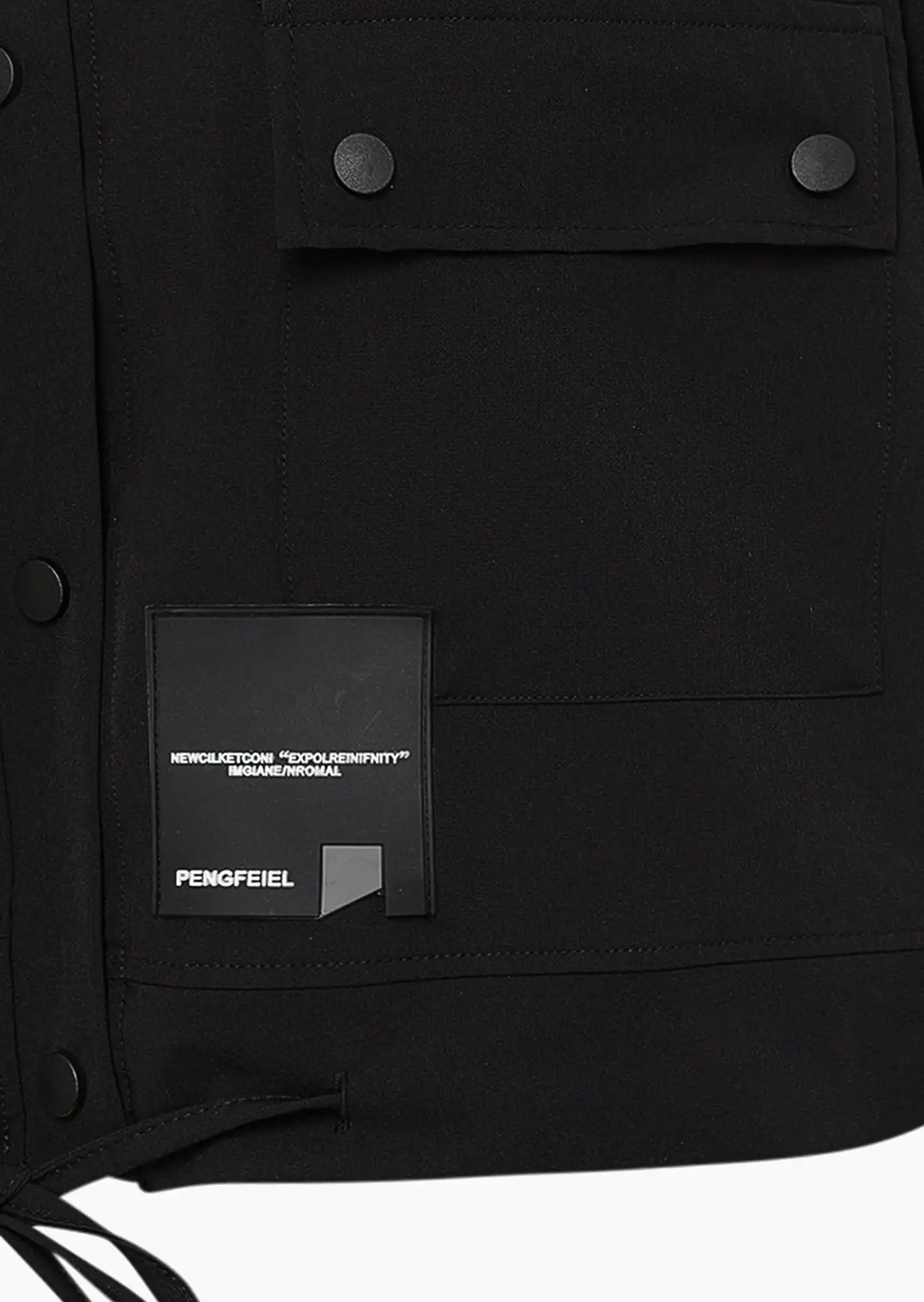 leichte Jacke, schwarz
