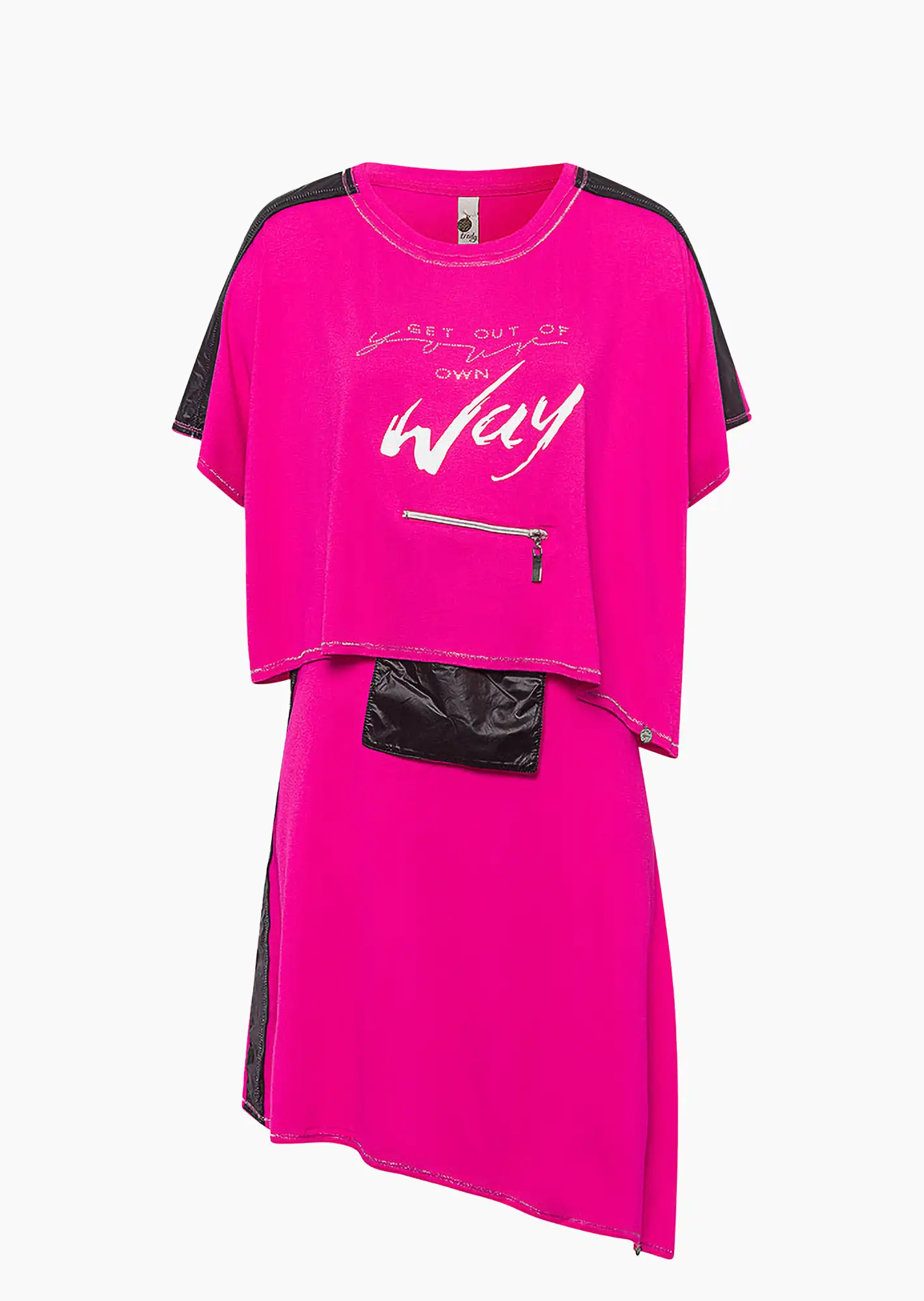 2 in 1 Shirt im Layering-Look, very berry