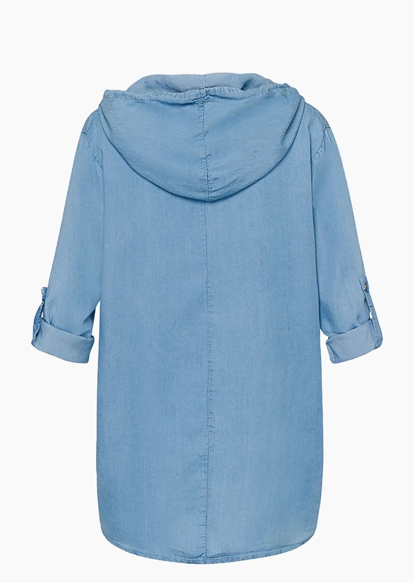 Bluse 'Bärchen', bleached denim