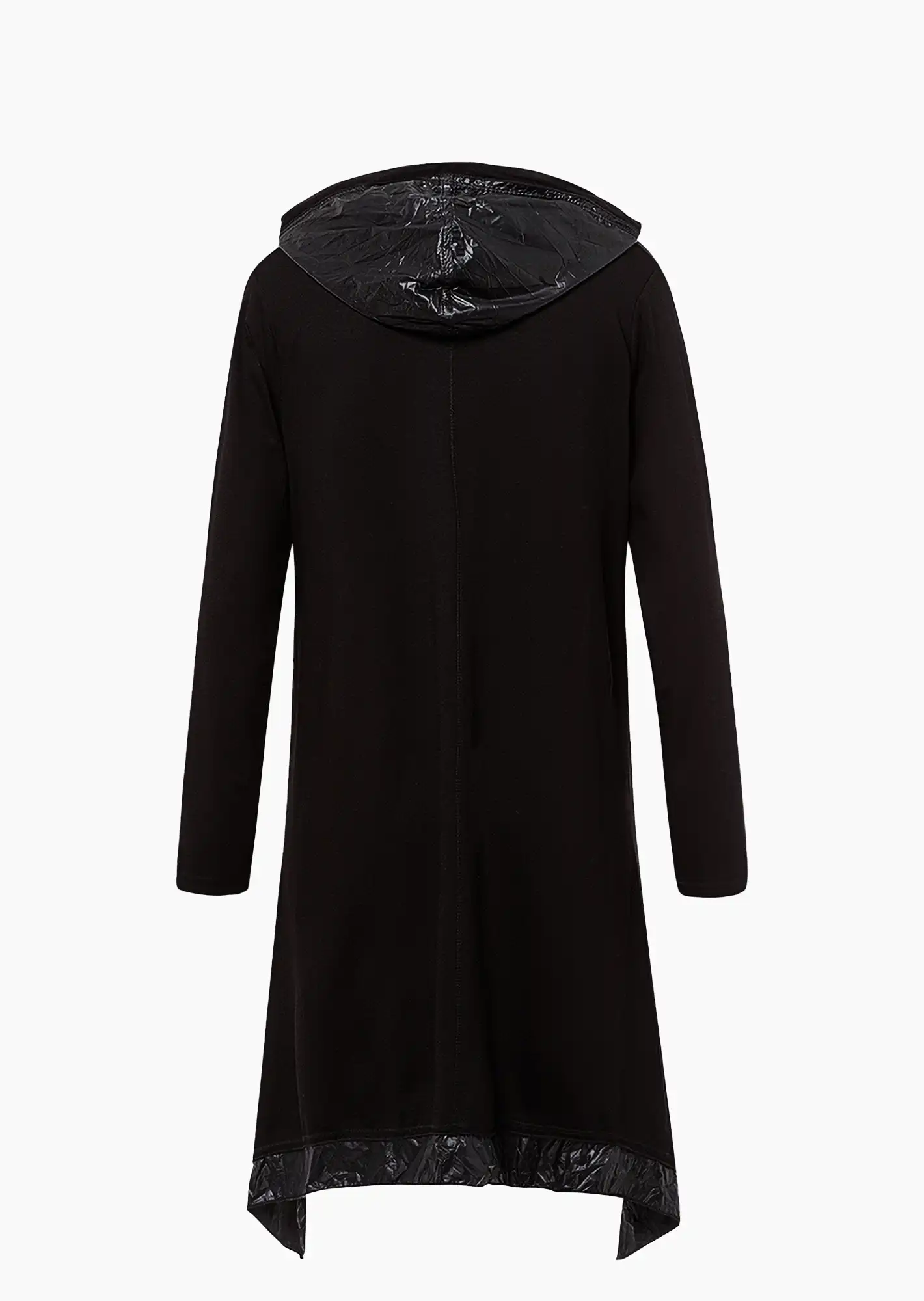 Langarmshirt mit Print, schwarz