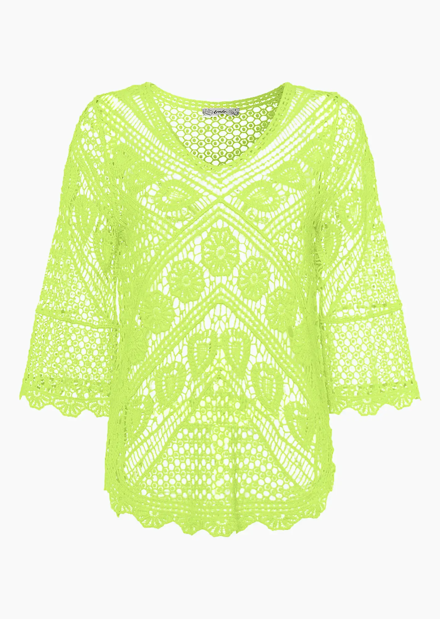 Pullover in Häkel-Optik, juicy flash