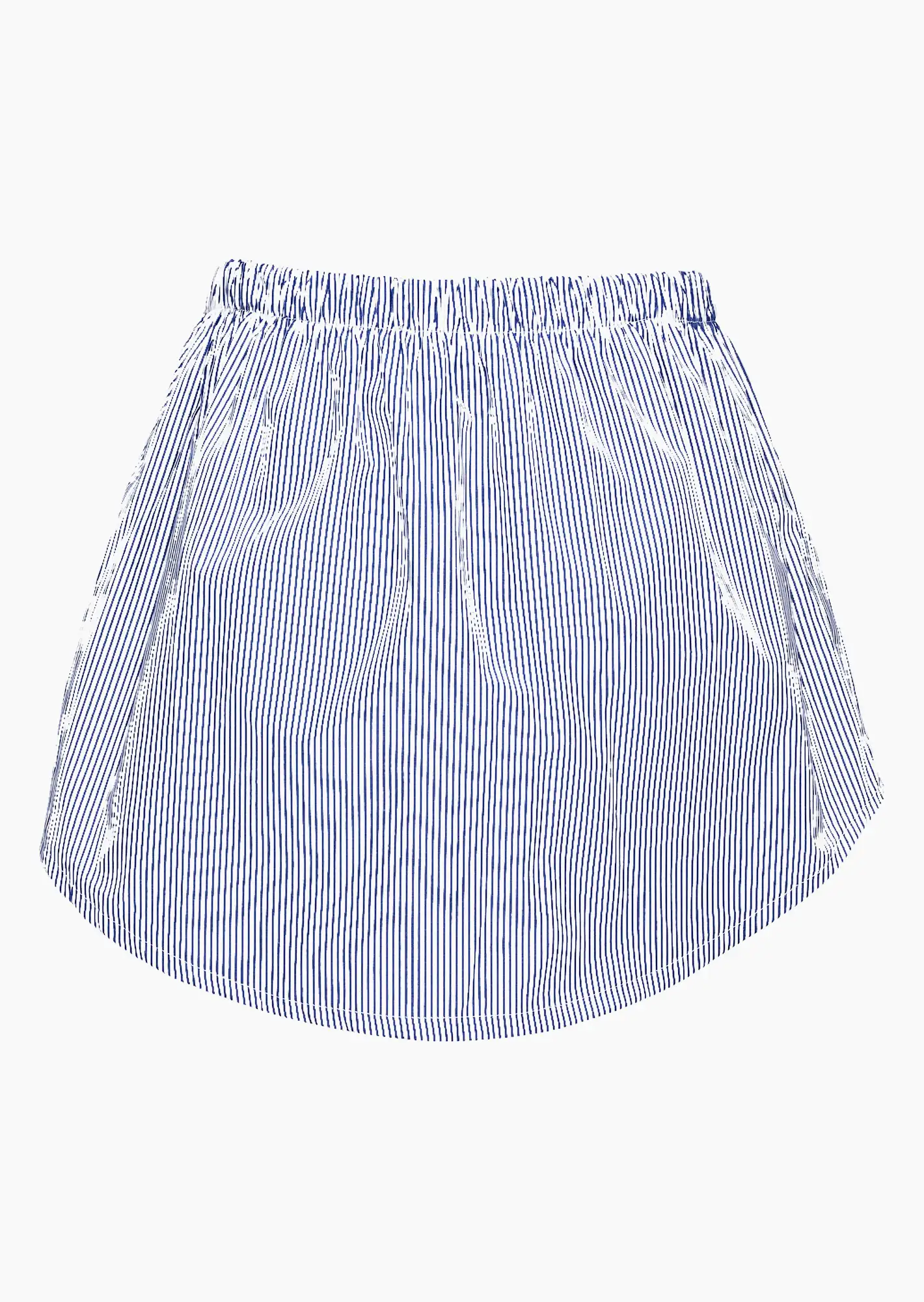 Shirtverlängerung, blau-weiß