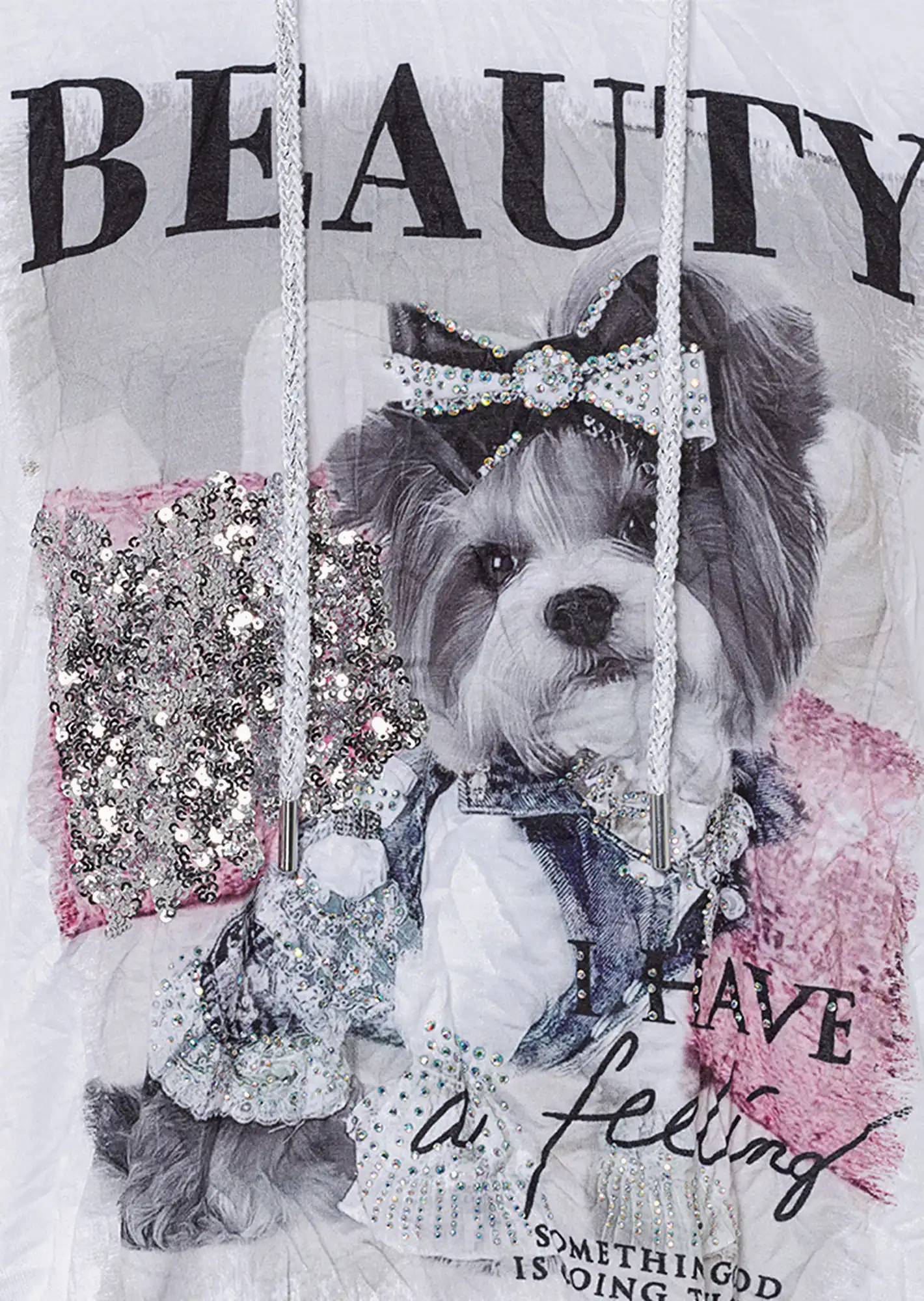 Shirt 'Beauty', weiß