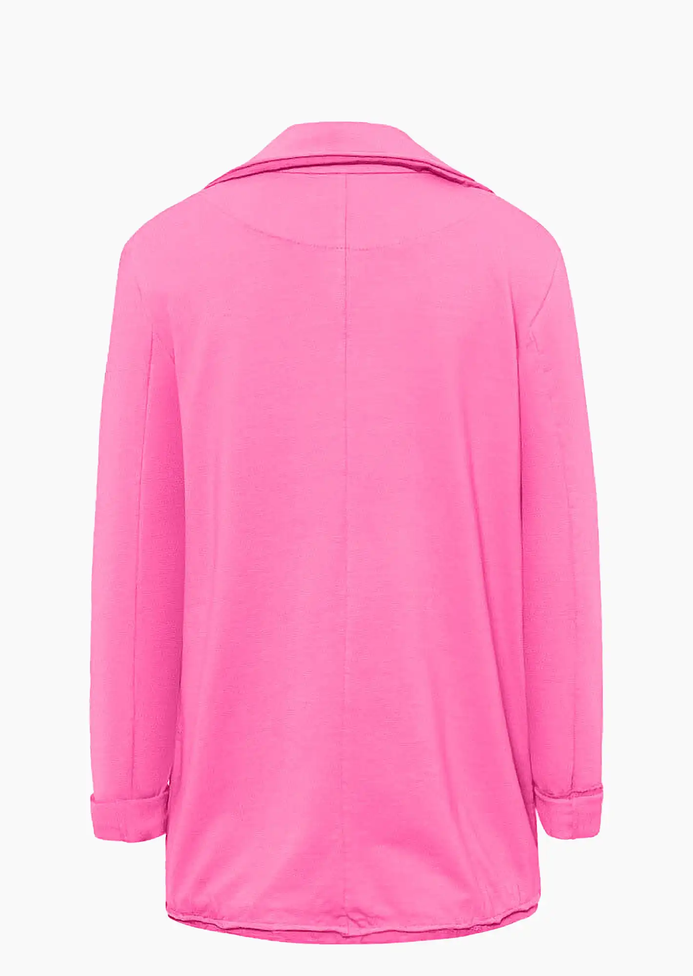 Blazer mit Lettering, pink fluro