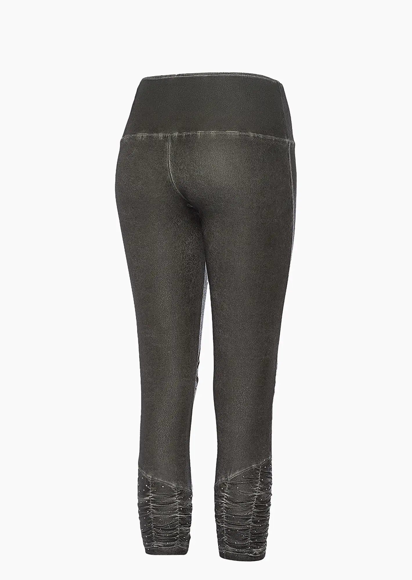 Leggings mit Ziersteinen, khaki