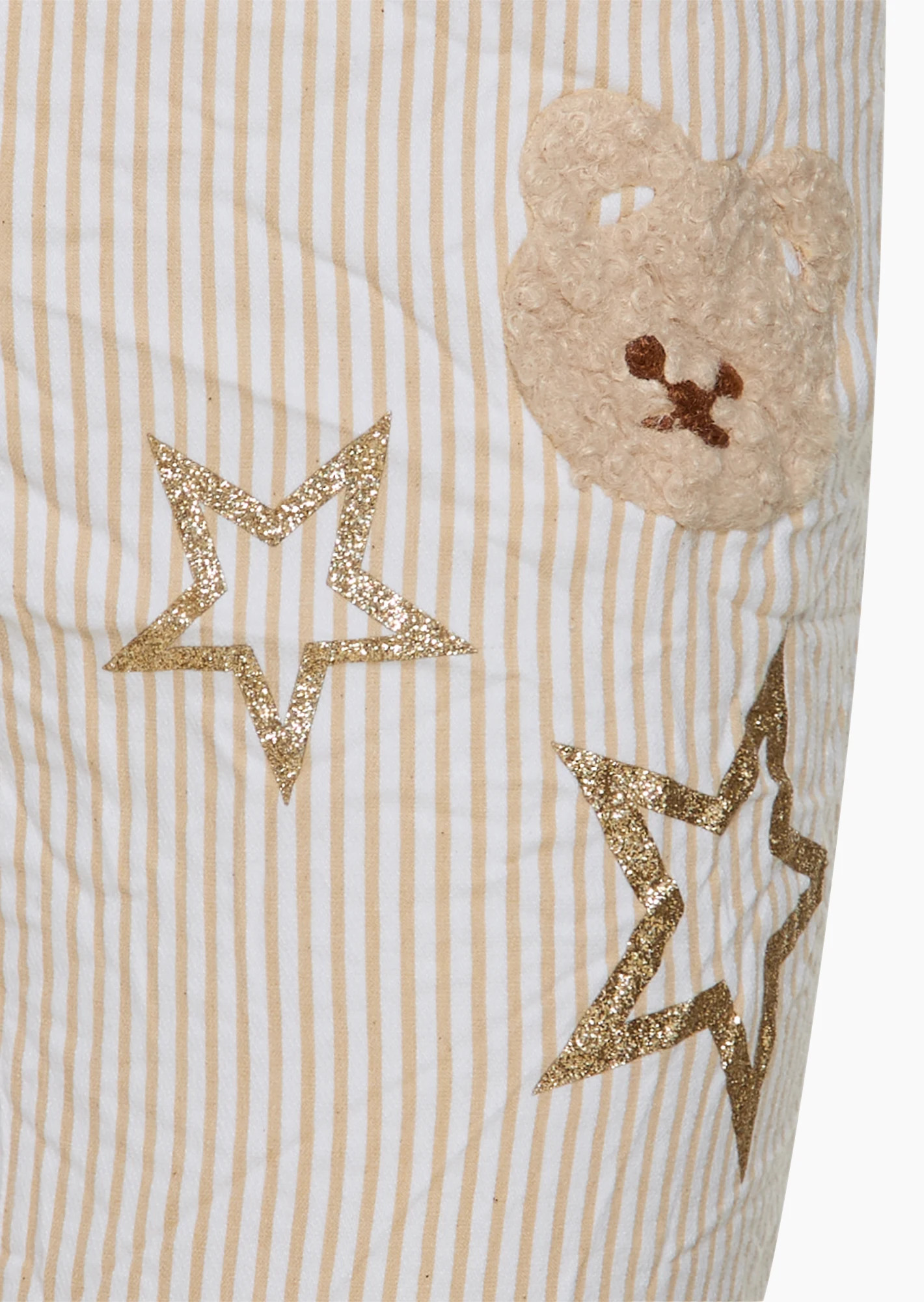 Joggpants gestreift, sand