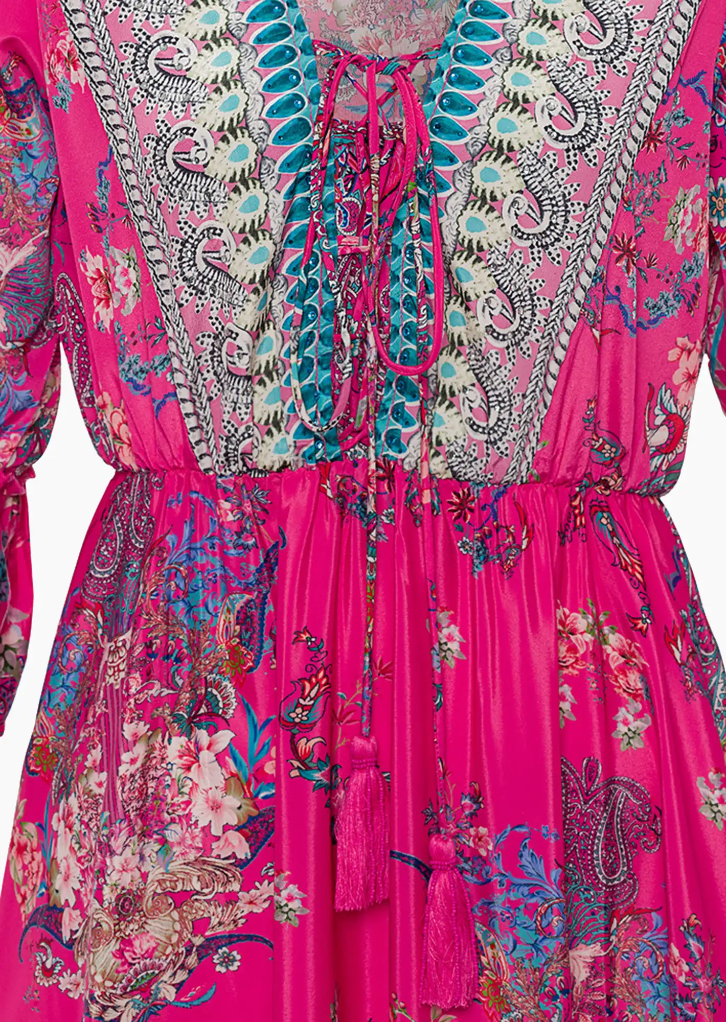 Kleid, bunt