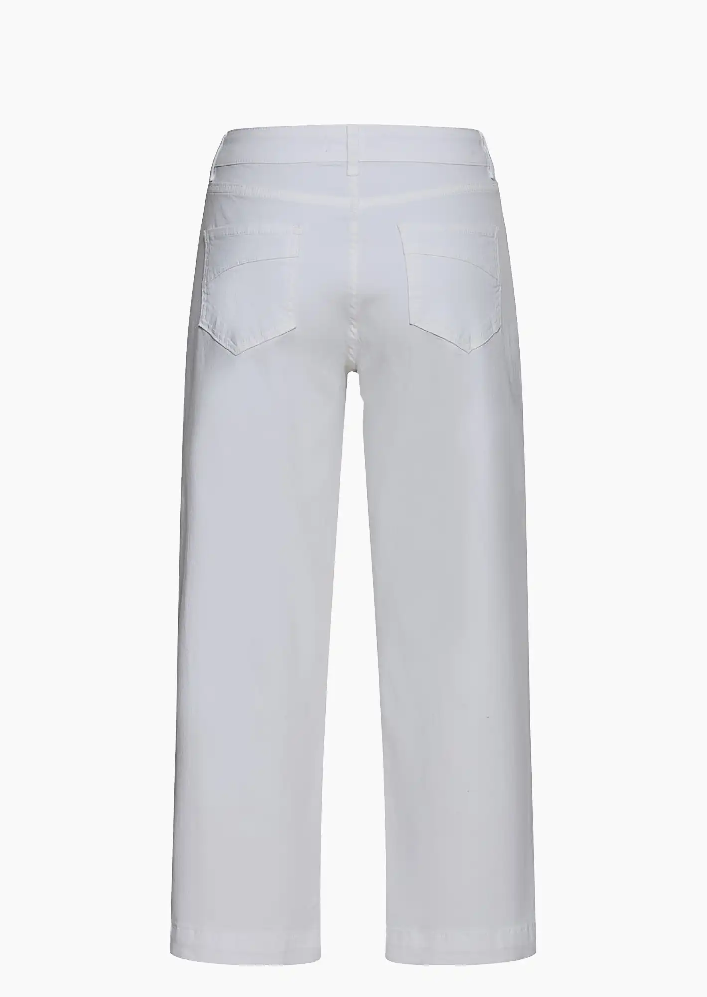 Wide Leg Jeans, weiß
