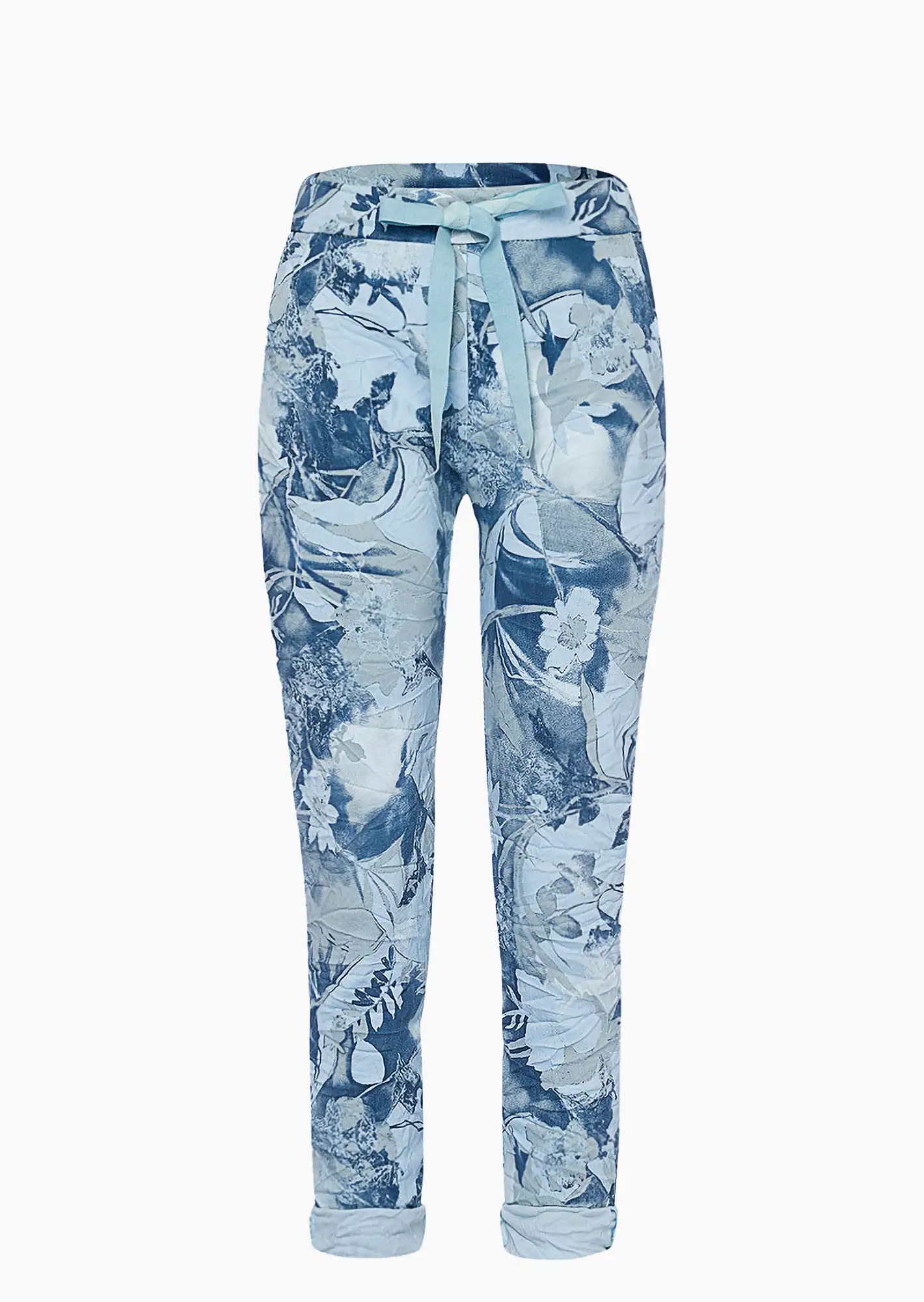 Joggpants im Alloverprint, eiskristall