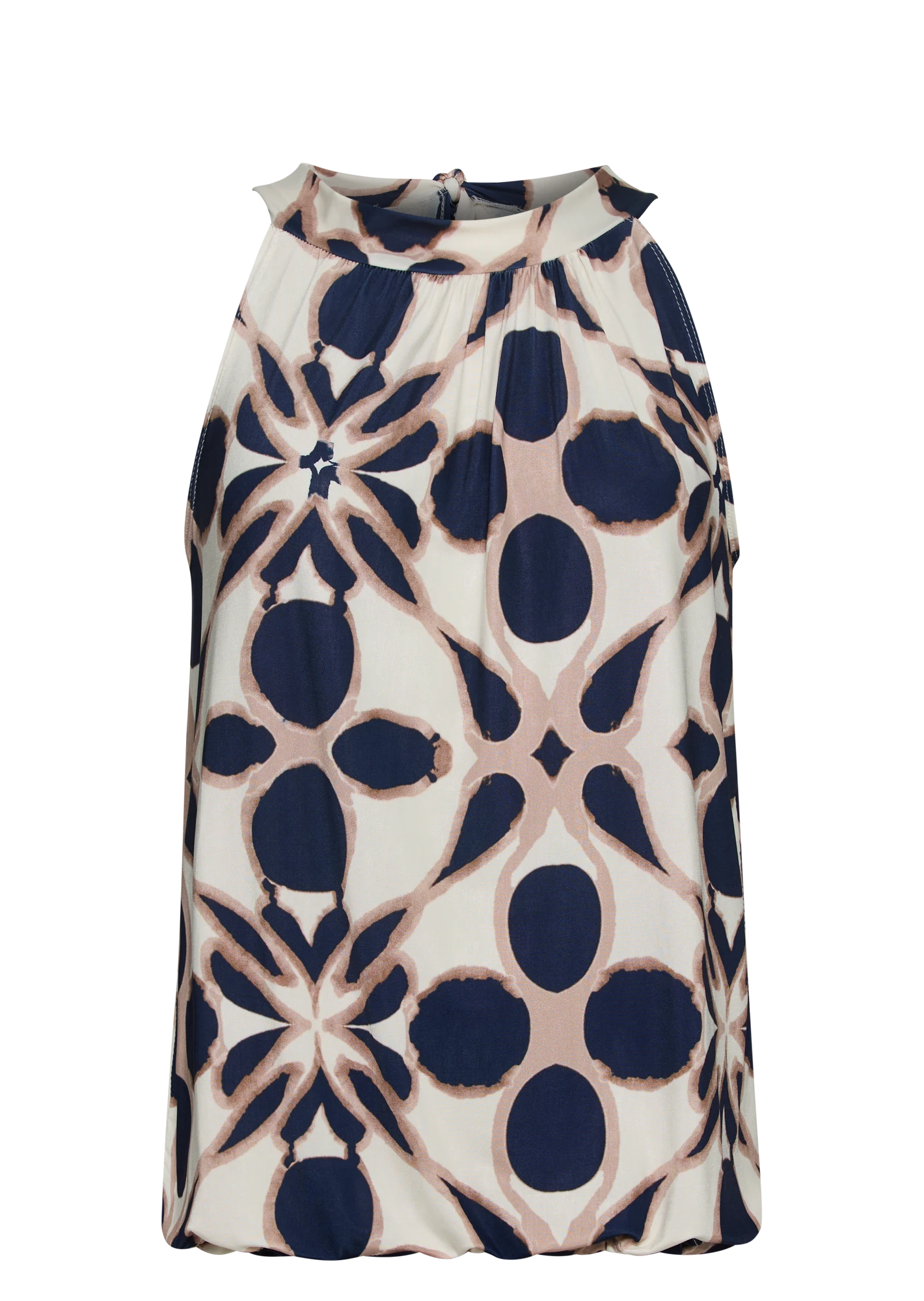 Neckholdertop, blau