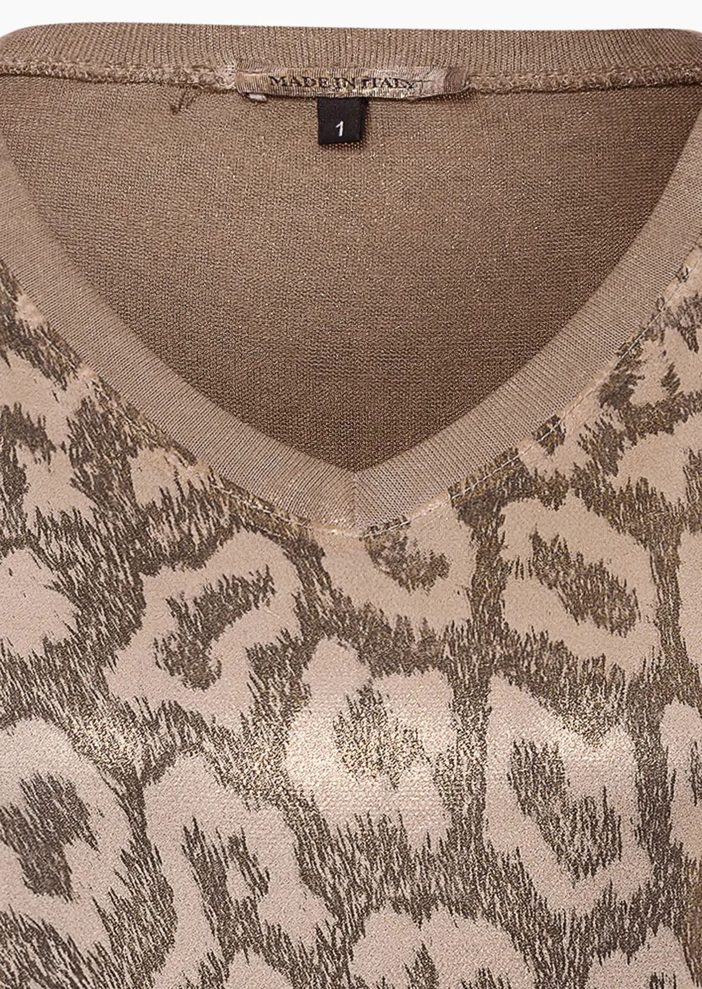 Langarmshirt mit Schimmer, treibholz