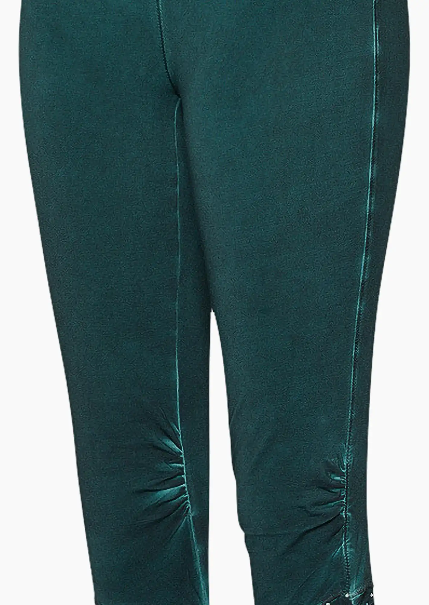 Leggings mit Ziersteinen, forest green