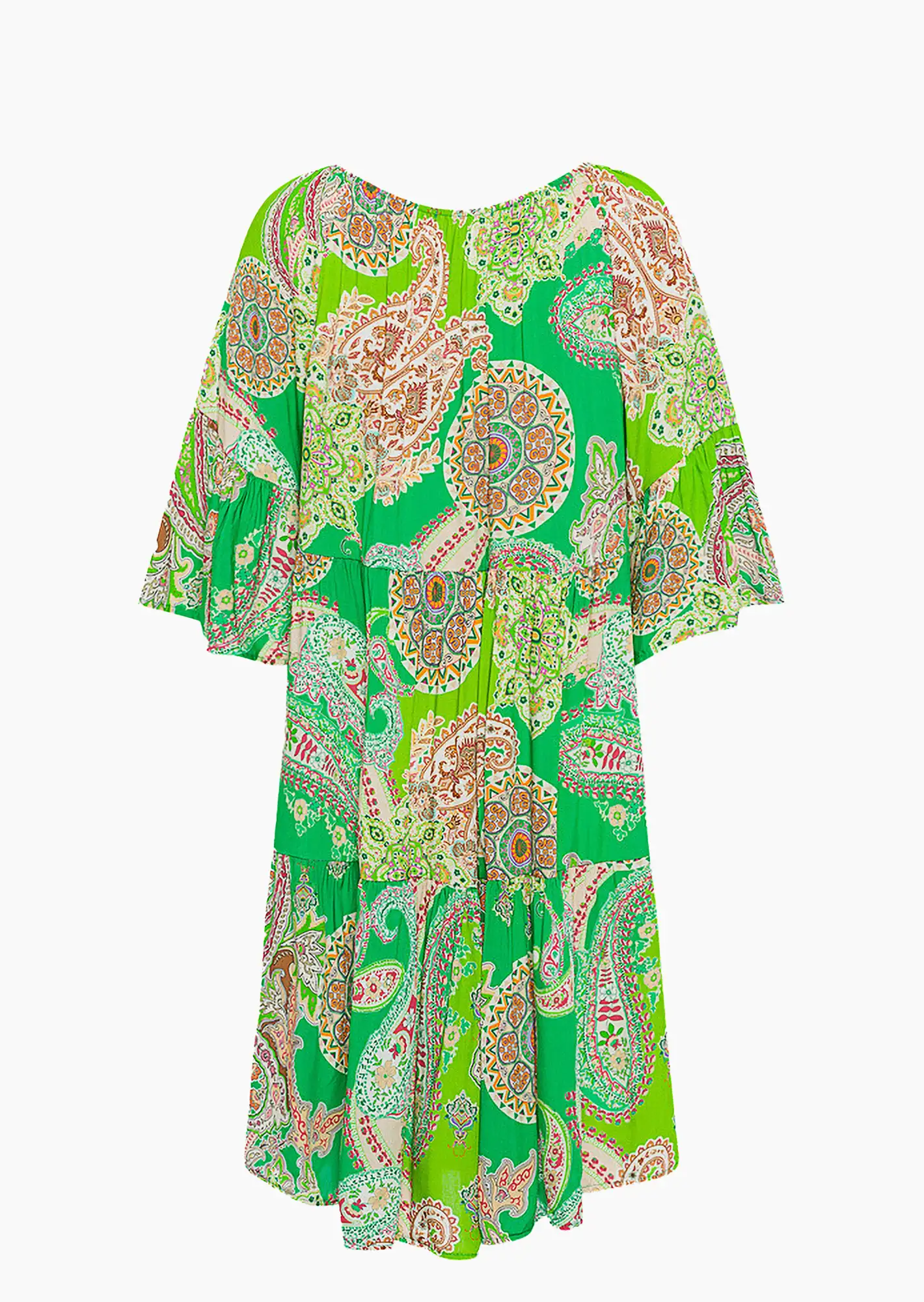 Kleid im Paisleydruck, grün